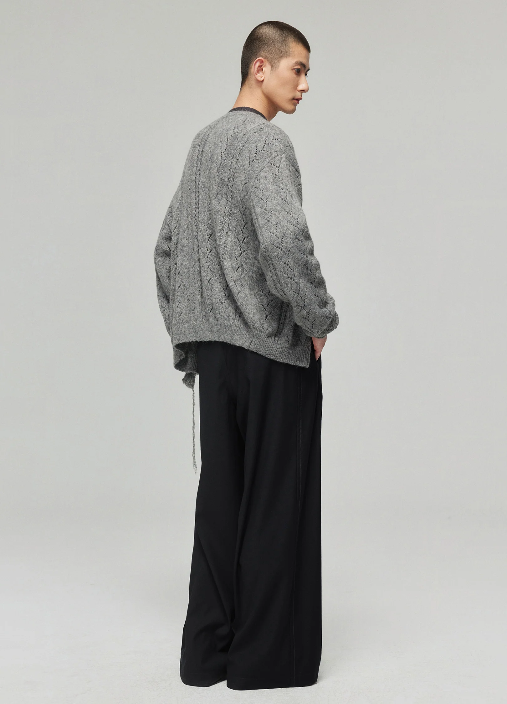 Swirl Wool Cardigan - Image 5