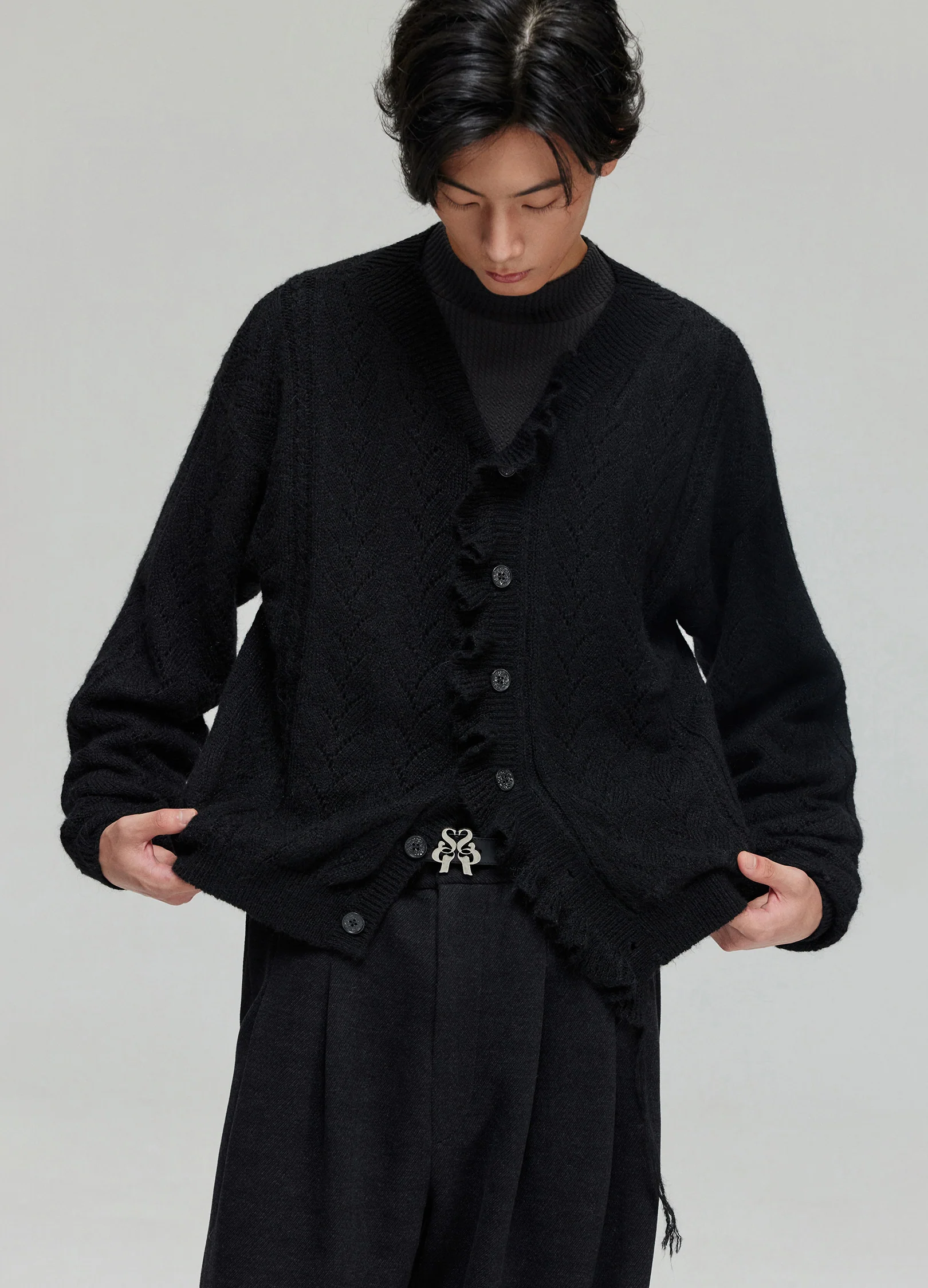 Swirl Wool Cardigan - Image 6