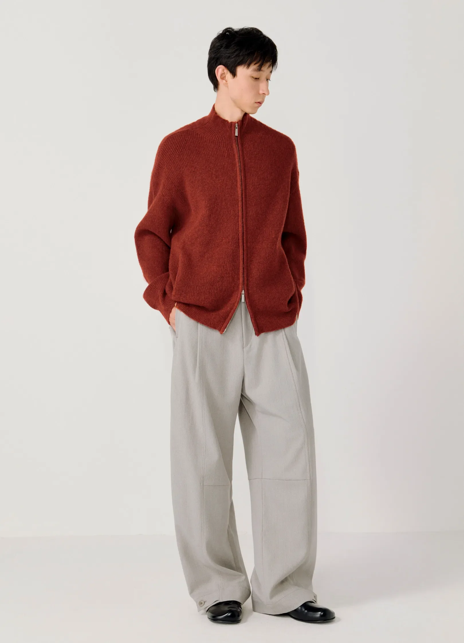 Tapered Suit Trousers - Image 3
