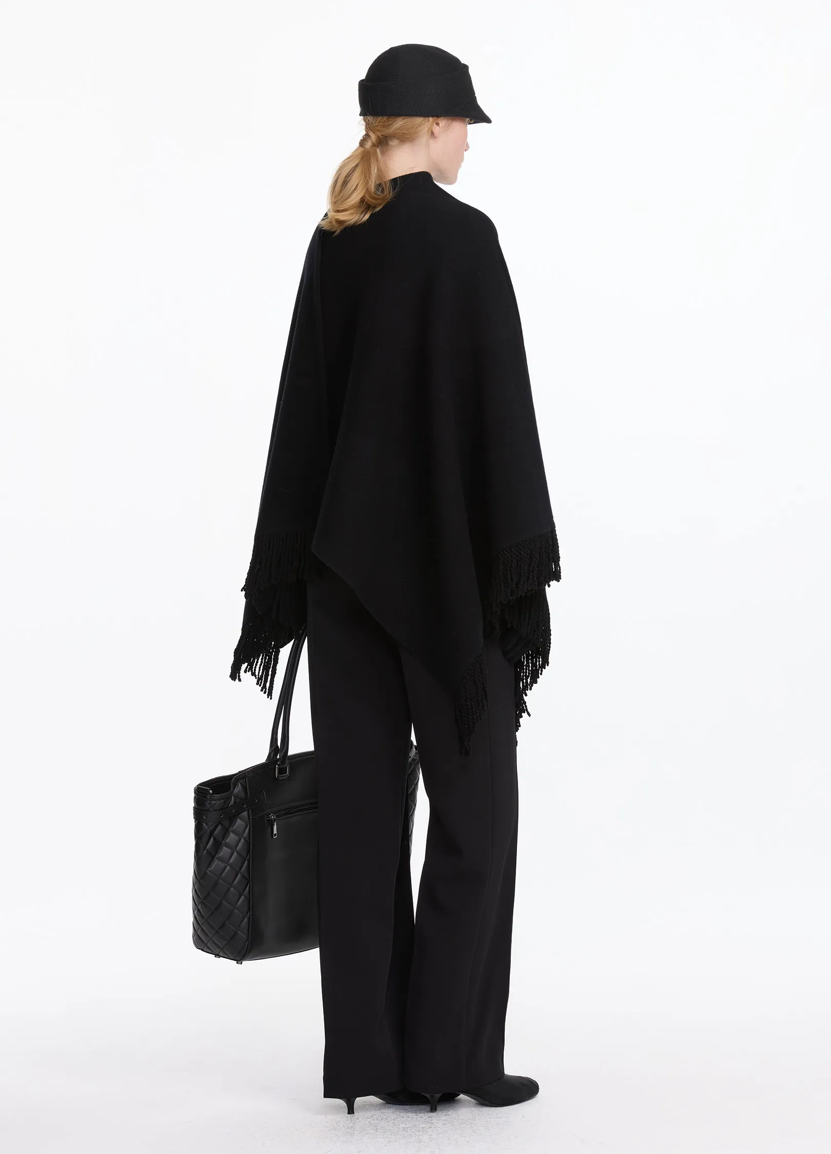 Tassel Wool Shawl - Image 10