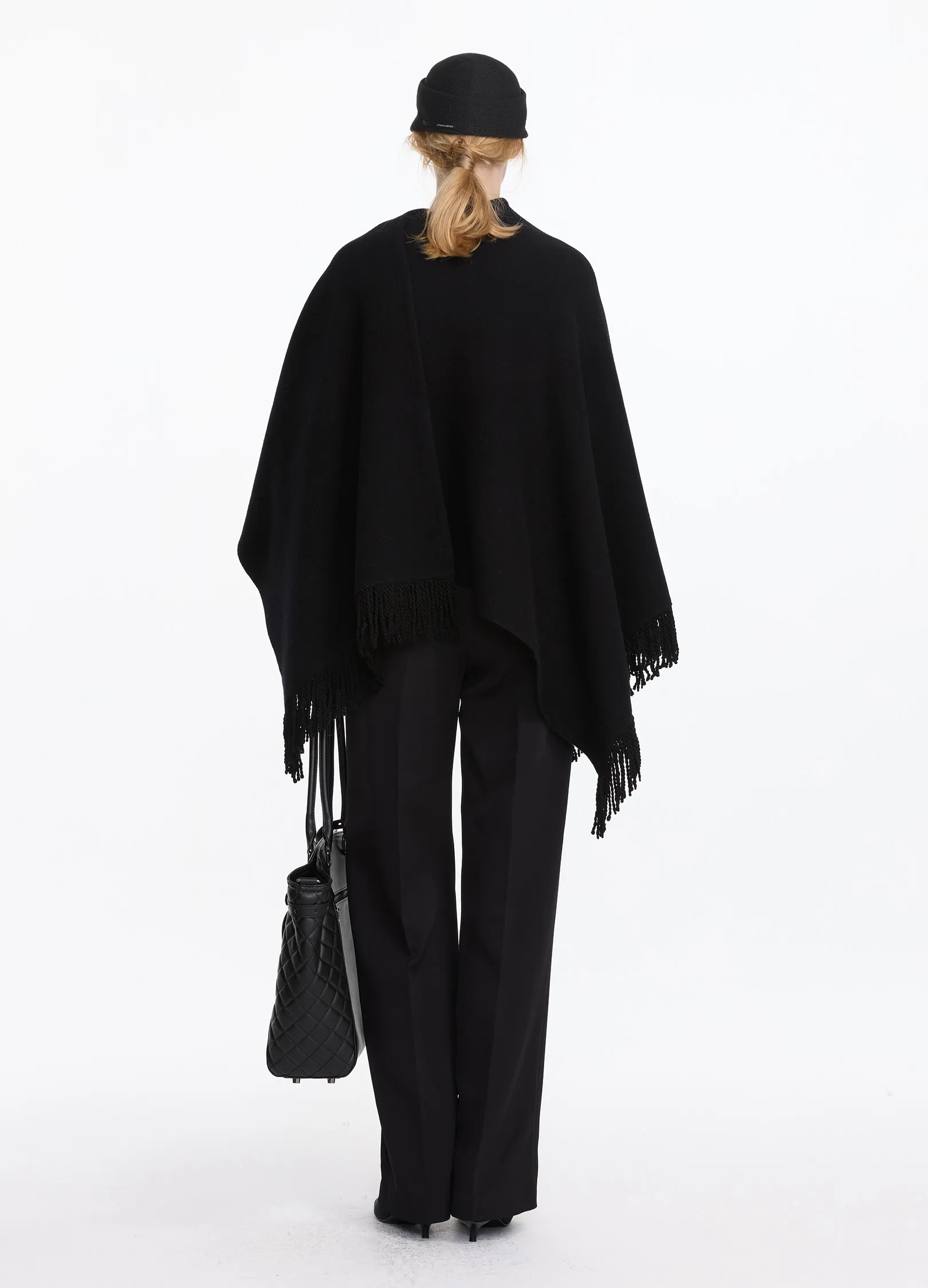 Tassel Wool Shawl - Image 8