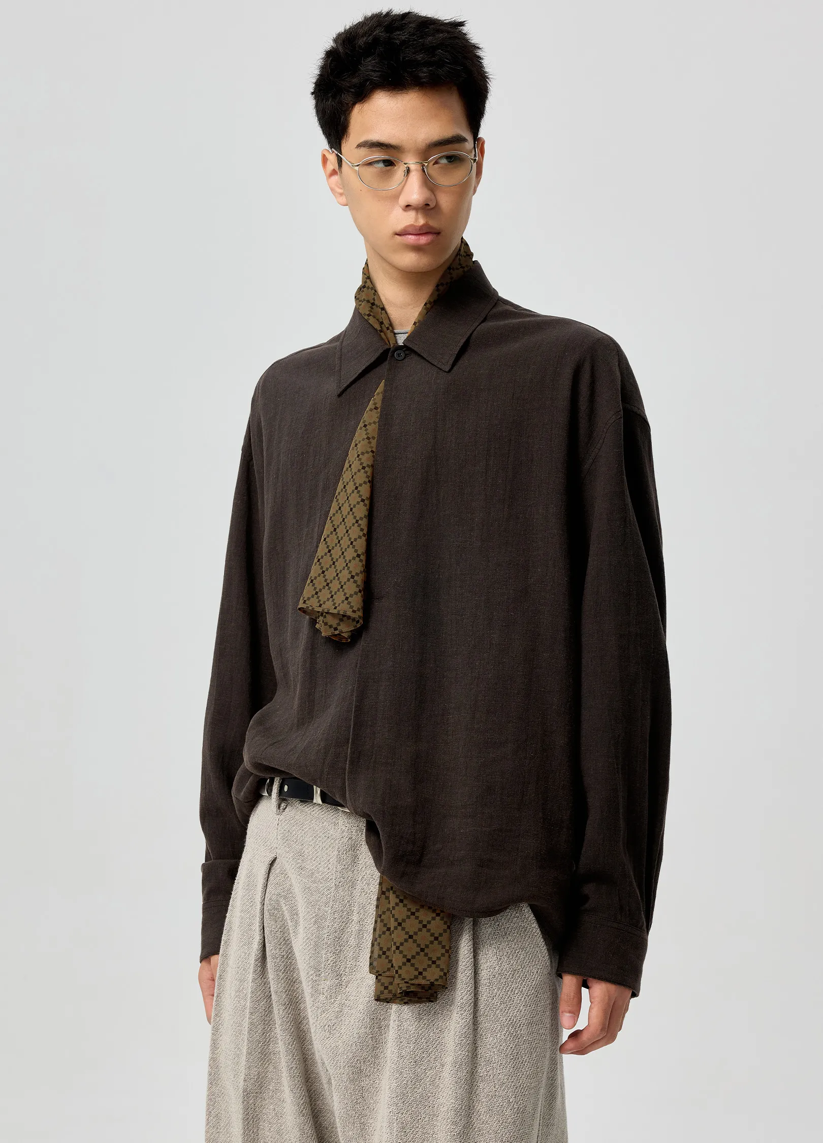 Tencel Pleated Shirt - Image 2