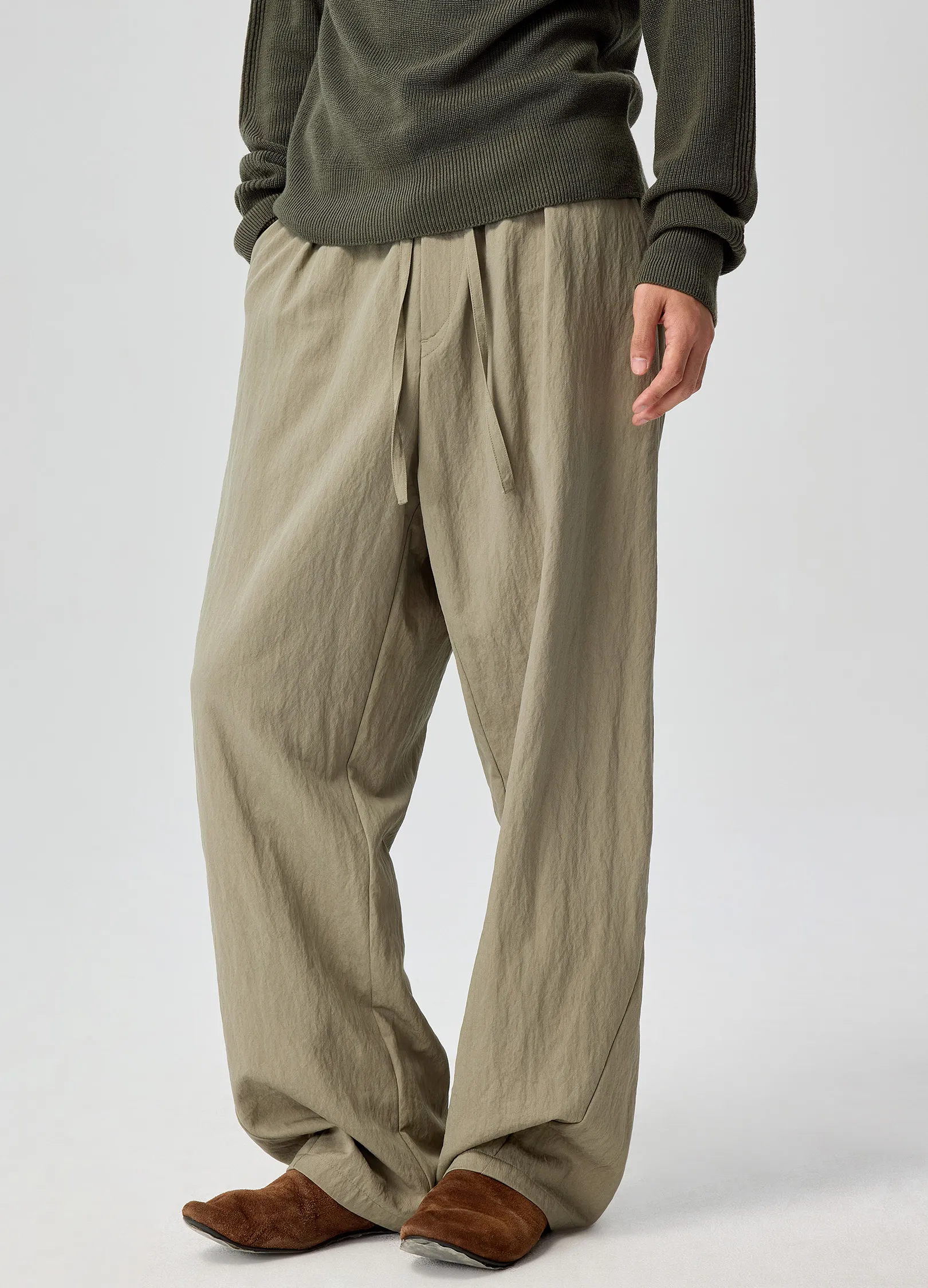 Tencel Wide Trousers - Image 3