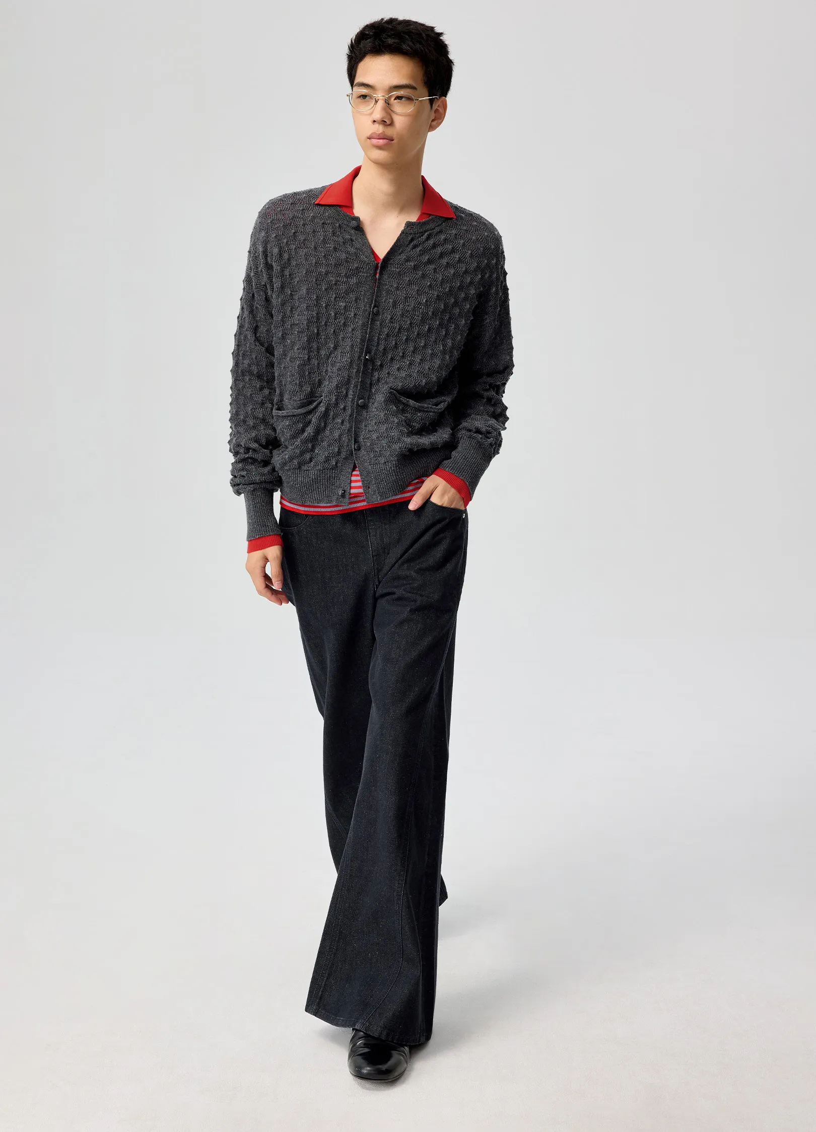 Textured Knit Sweat - Image 4