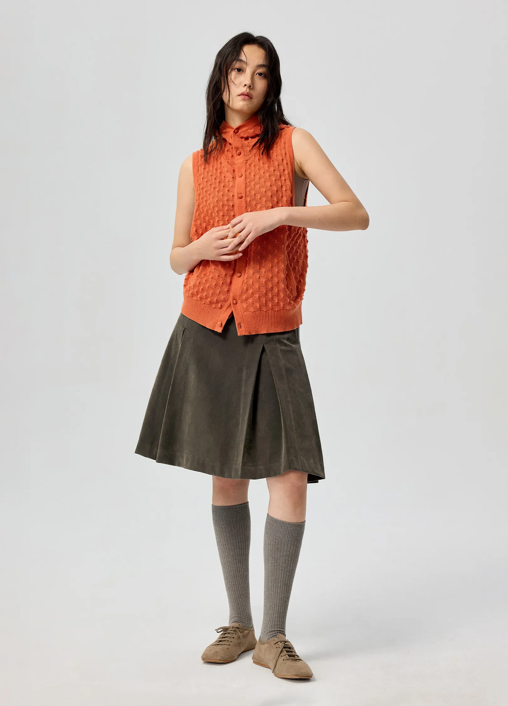 Textured Knit Vest - Image 8