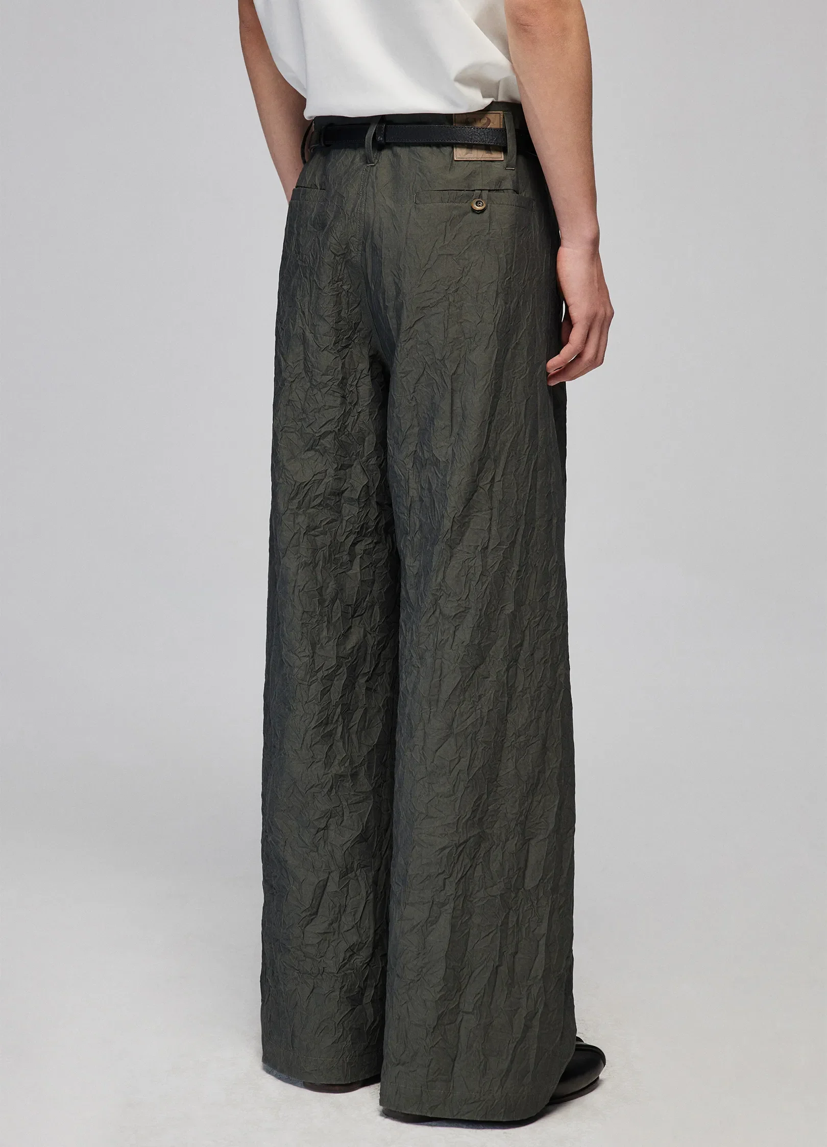 Textured Loose Trousers - Image 10