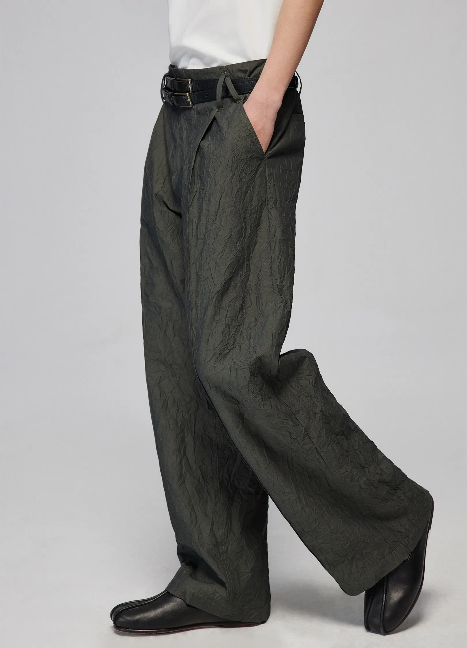 Textured Loose Trousers - Image 8