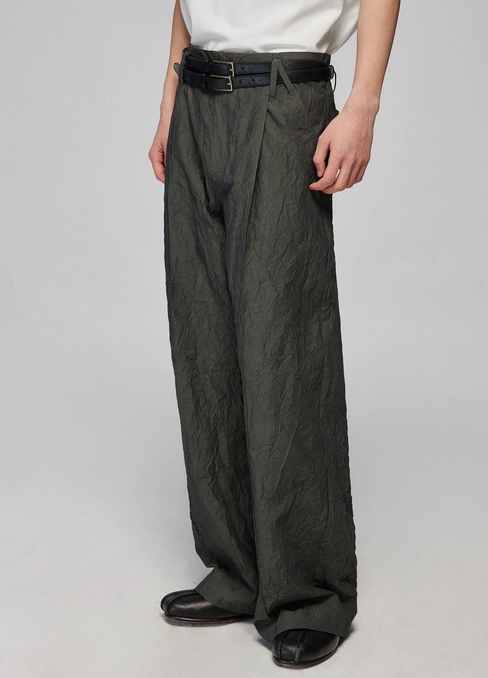 Textured Loose Trousers - Image 9