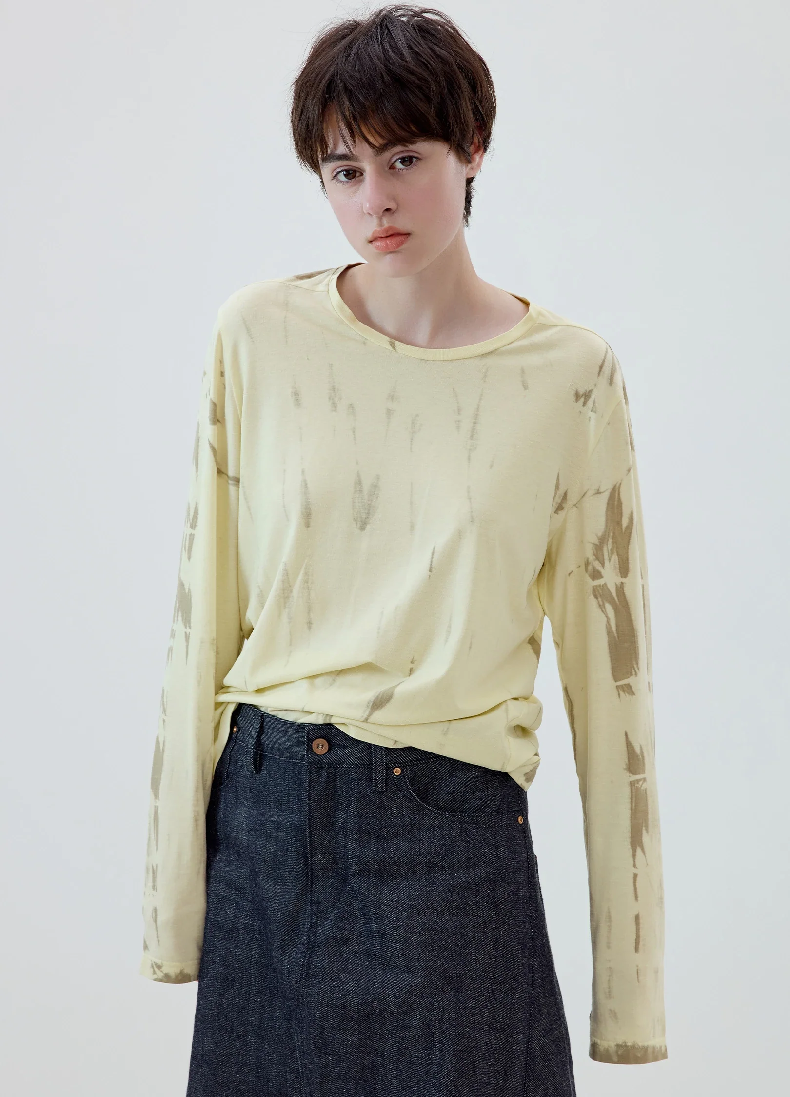 Tie Dye Linen Tee - Image 4