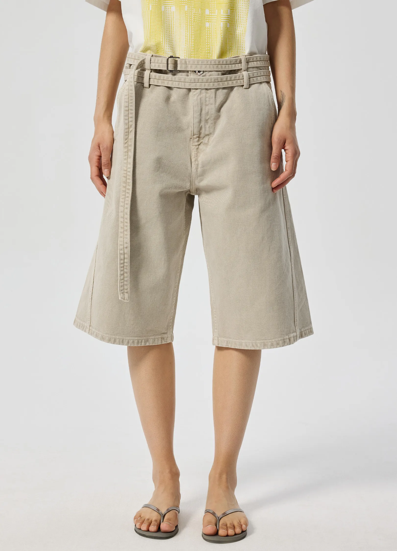 Twisted Belt Jorts