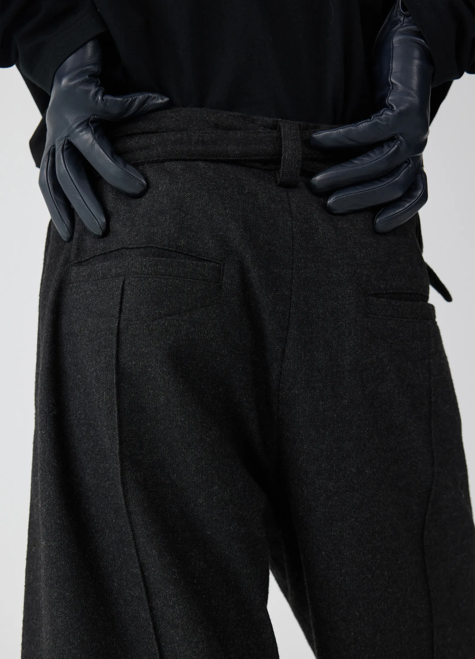 Twisted Wool Trousers - Image 12