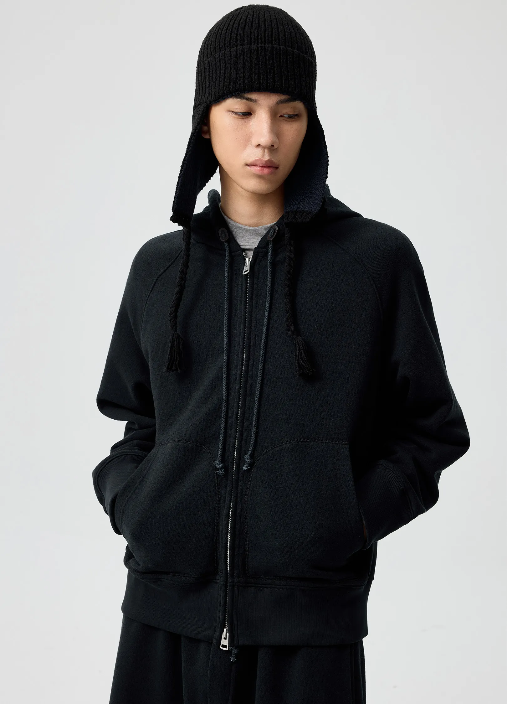 Two-Tone Knitted Hat - Image 5