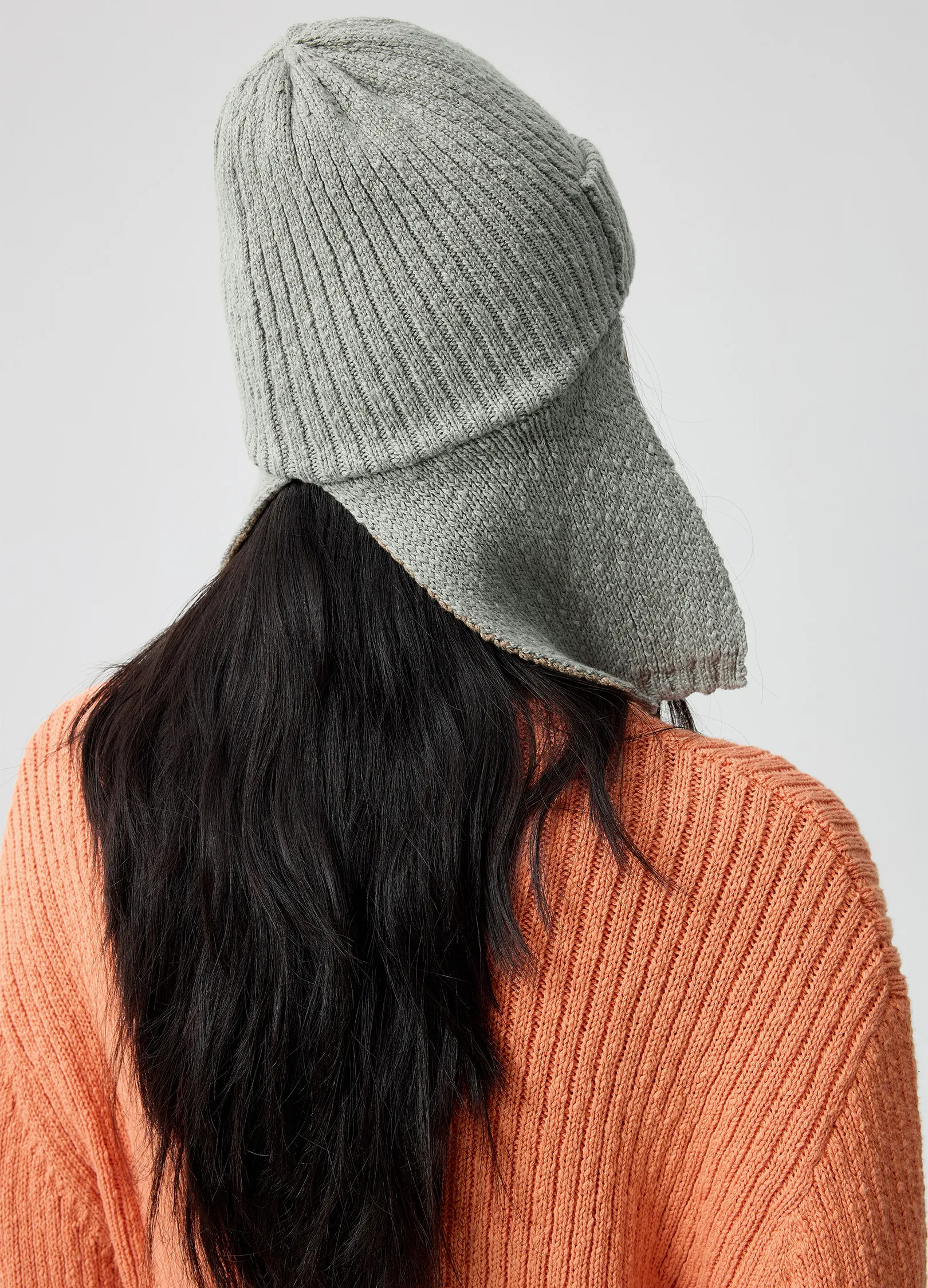 Two-Tone Knitted Hat - Image 9