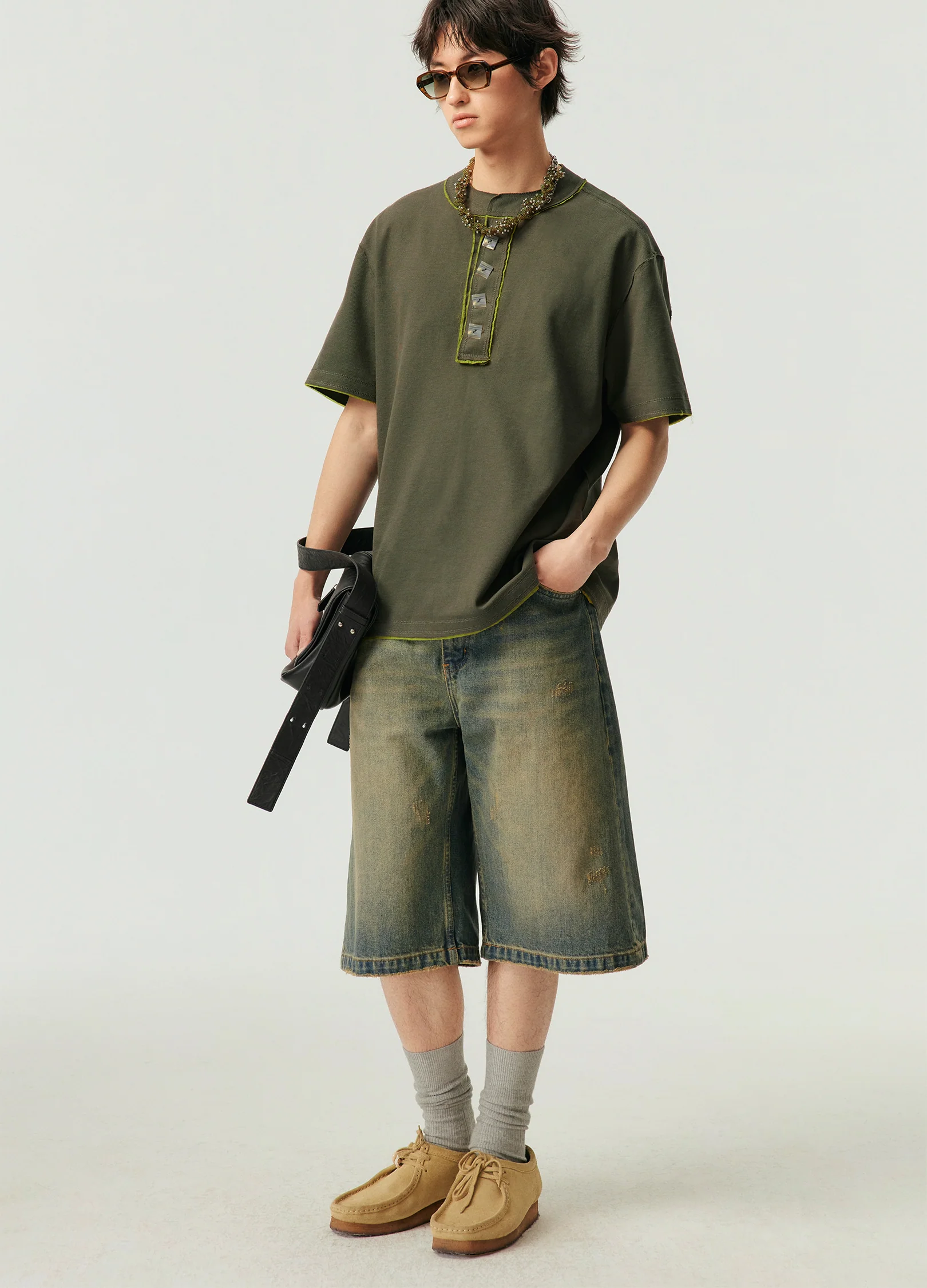 Vintage Wash Jorts - Image 2