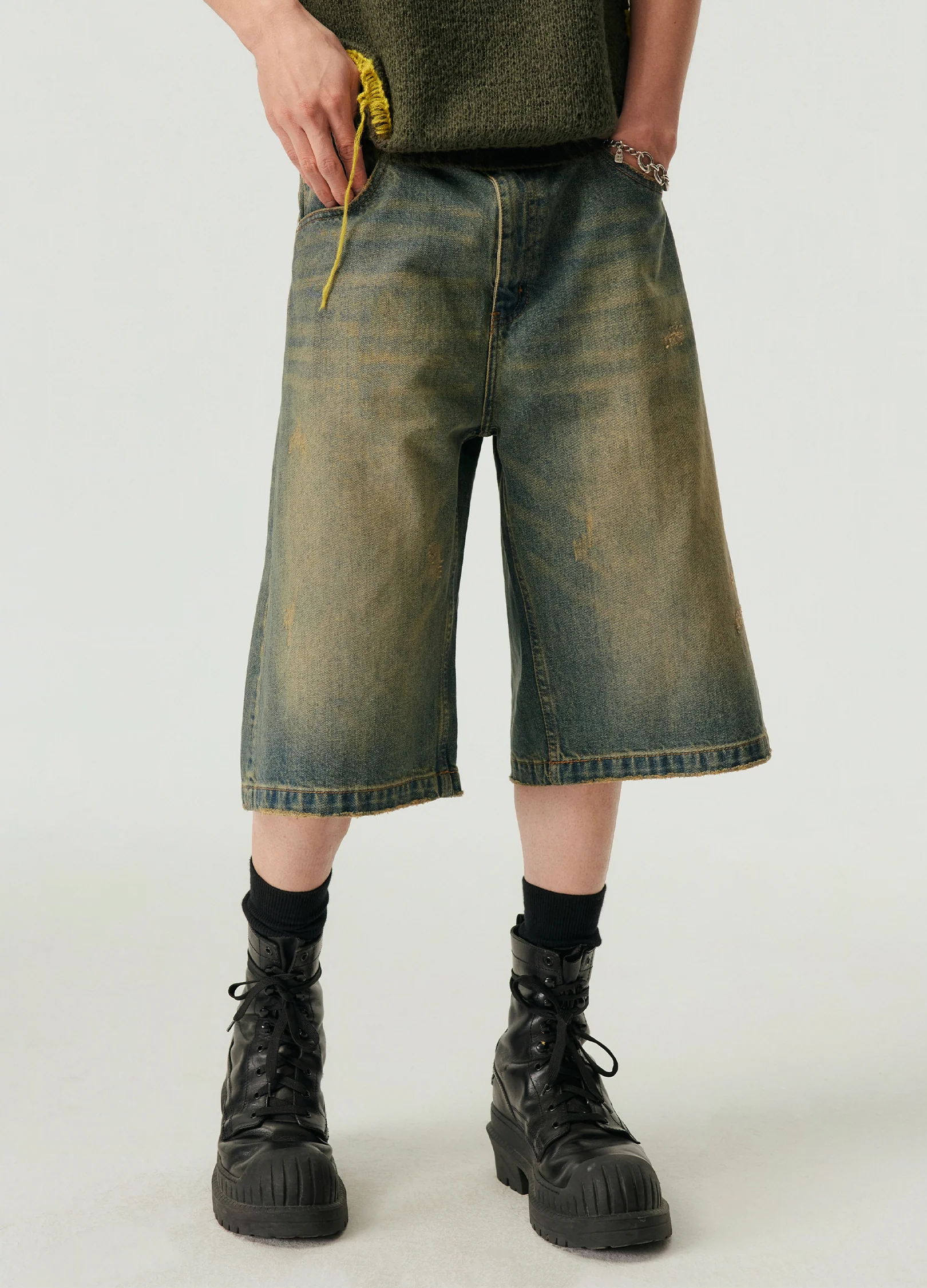 Vintage Wash Jorts - Image 4