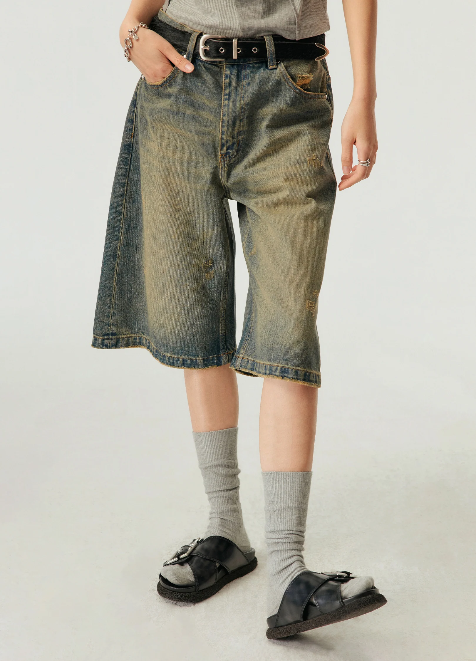 Vintage Wash Jorts - Image 6