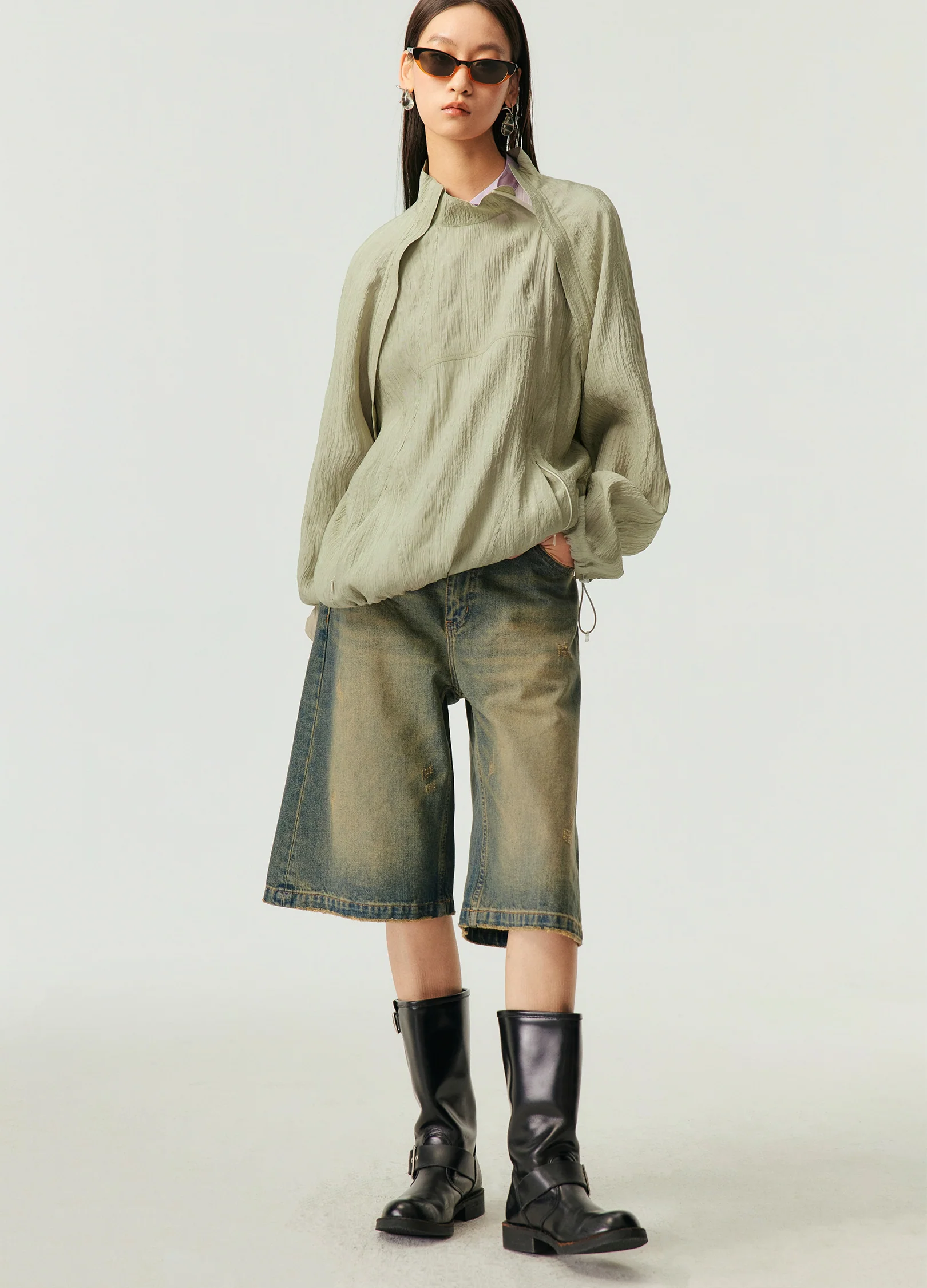 Vintage Wash Jorts - Image 8