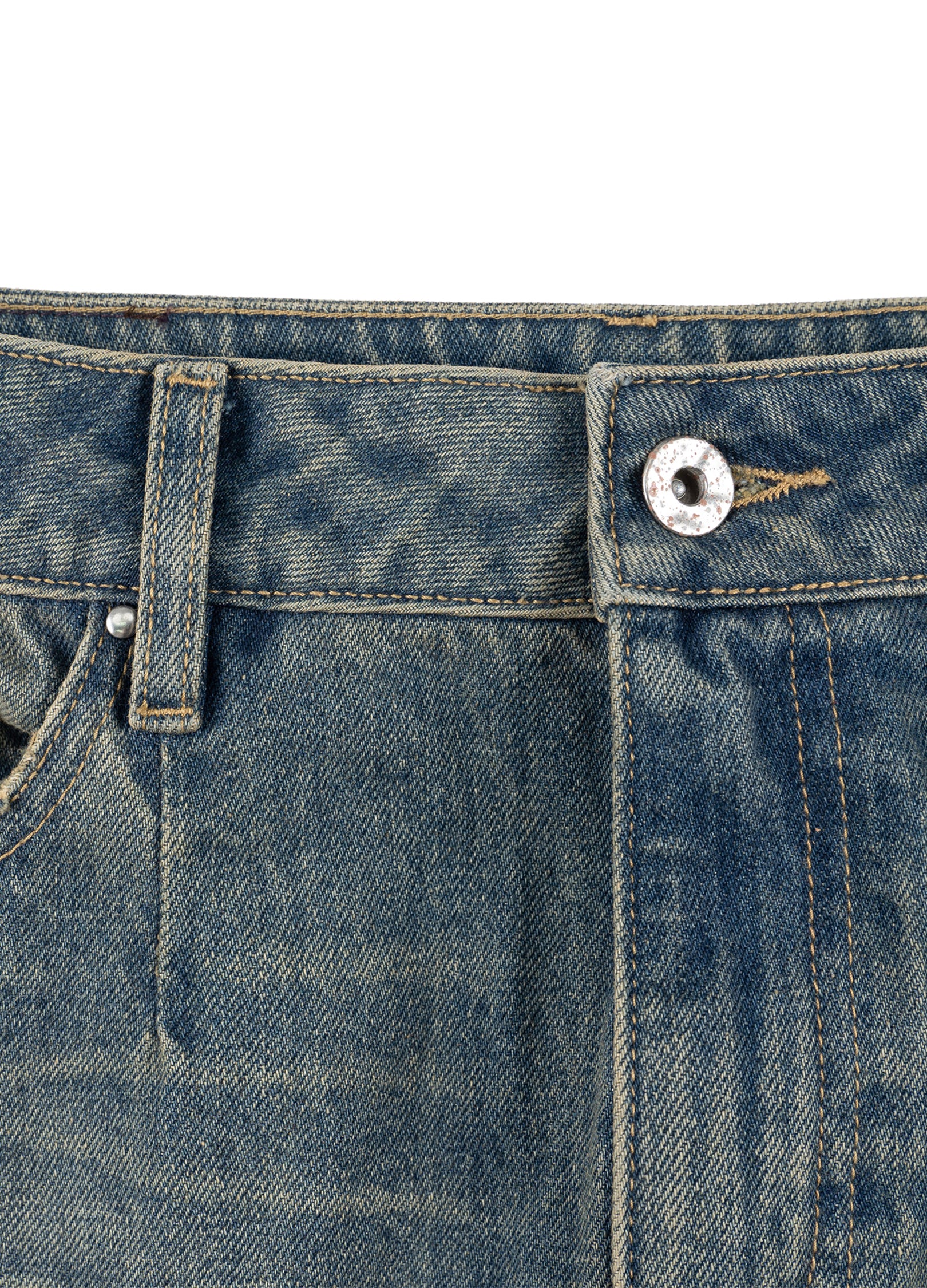 Denim Split Skirt - Image 8