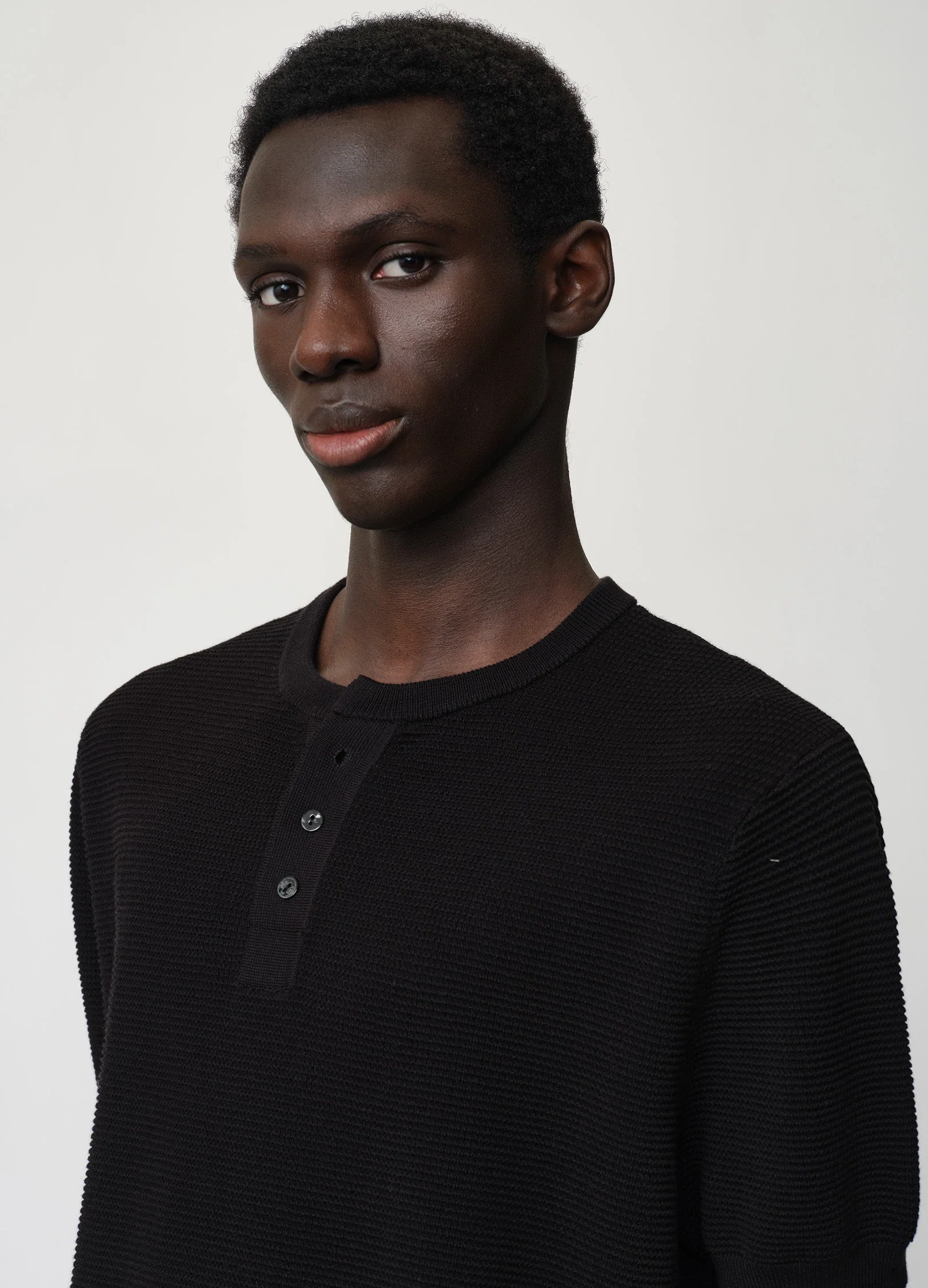 Waffle Henley Tee - Image 11