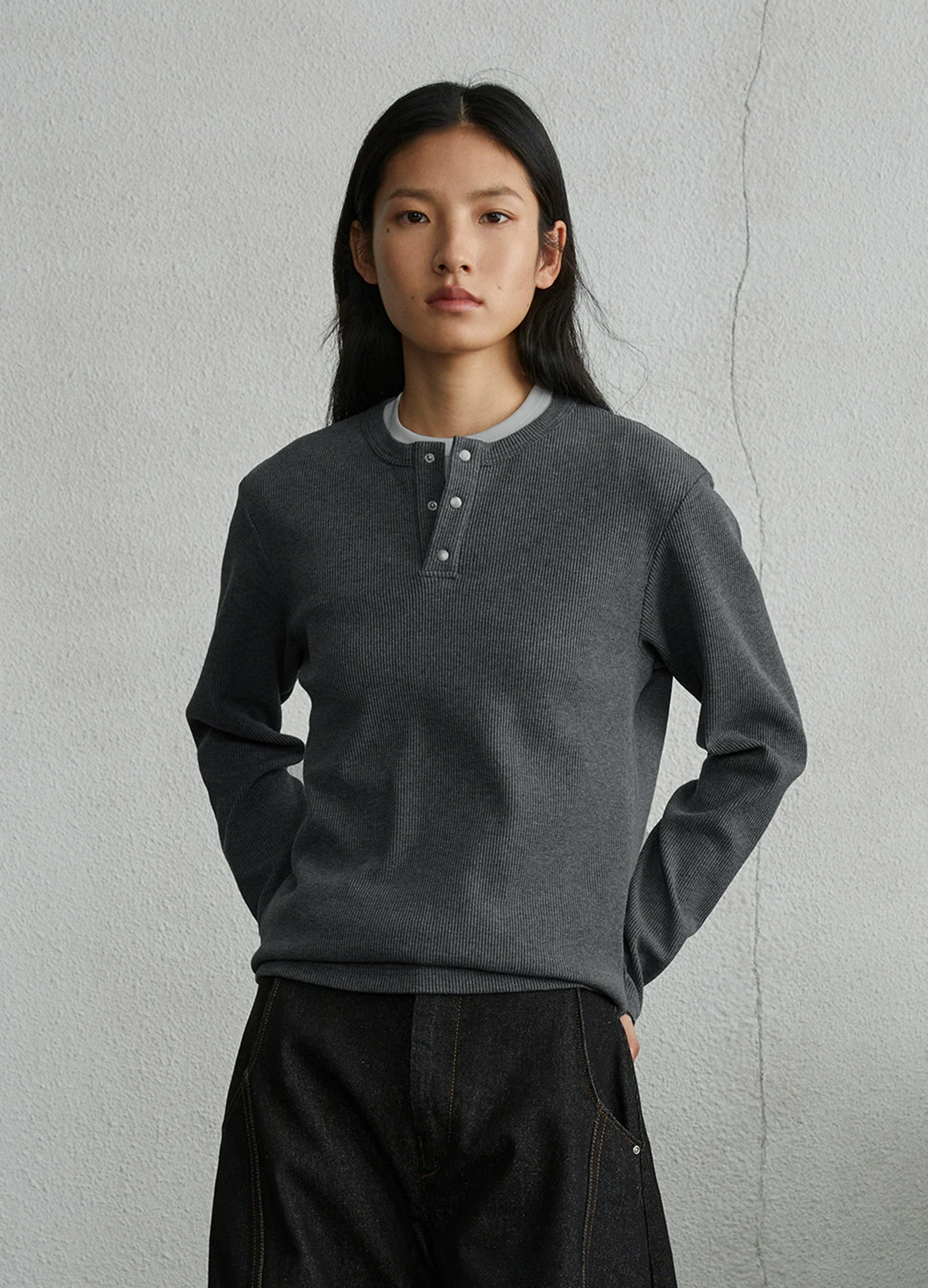 Waffle Knit Long Sleeve - Image 4