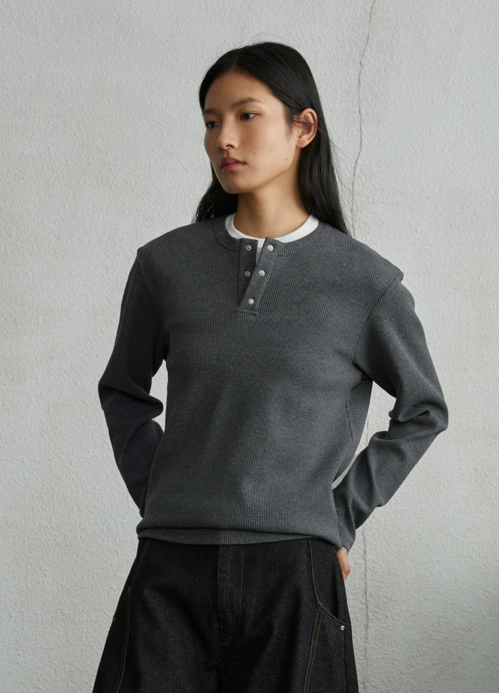 Waffle Knit Long Sleeve - Image 6