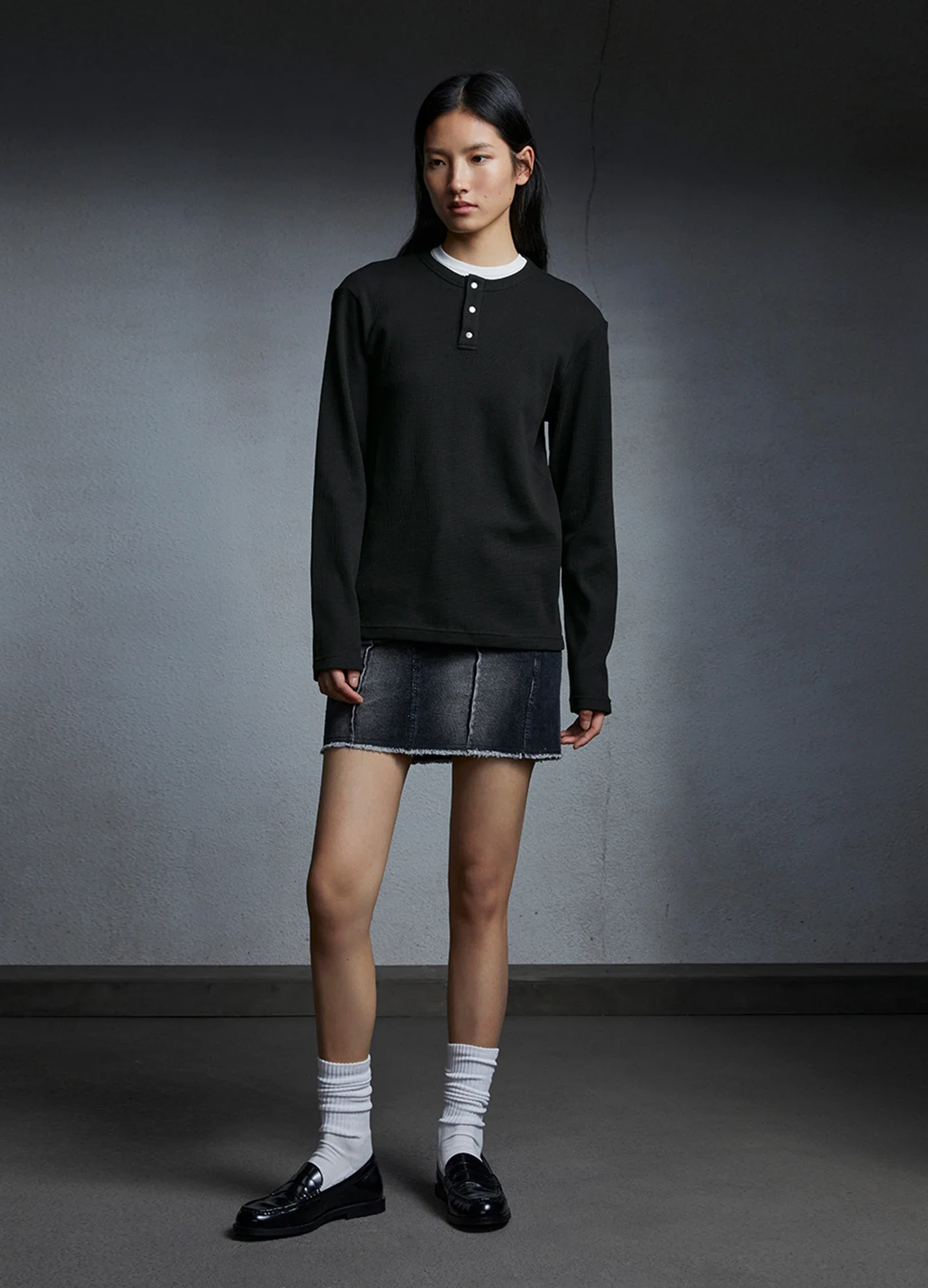 Waffle Knit Long Sleeve - Image 8