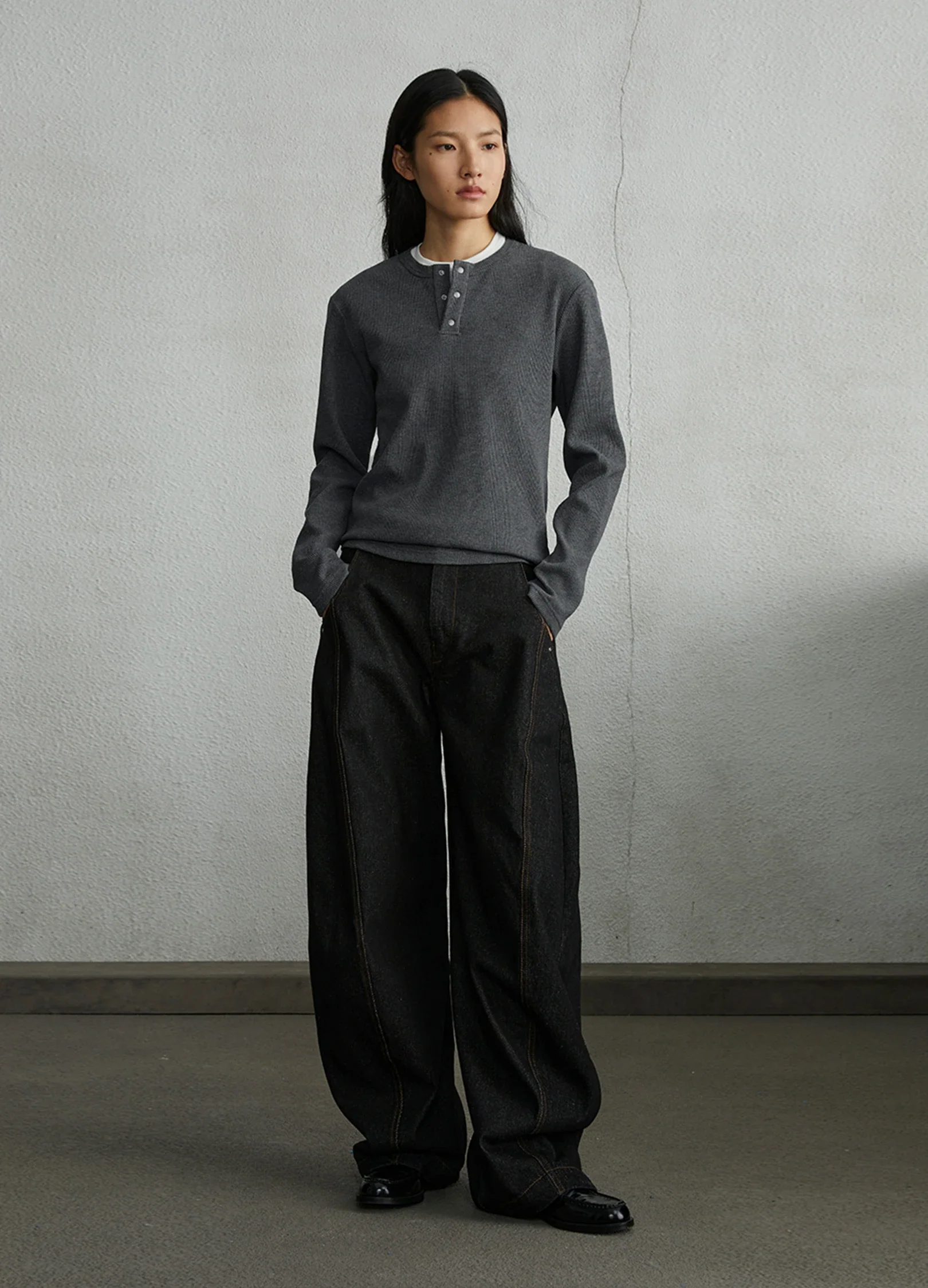 Waffle Knit Long Sleeve - Image 9