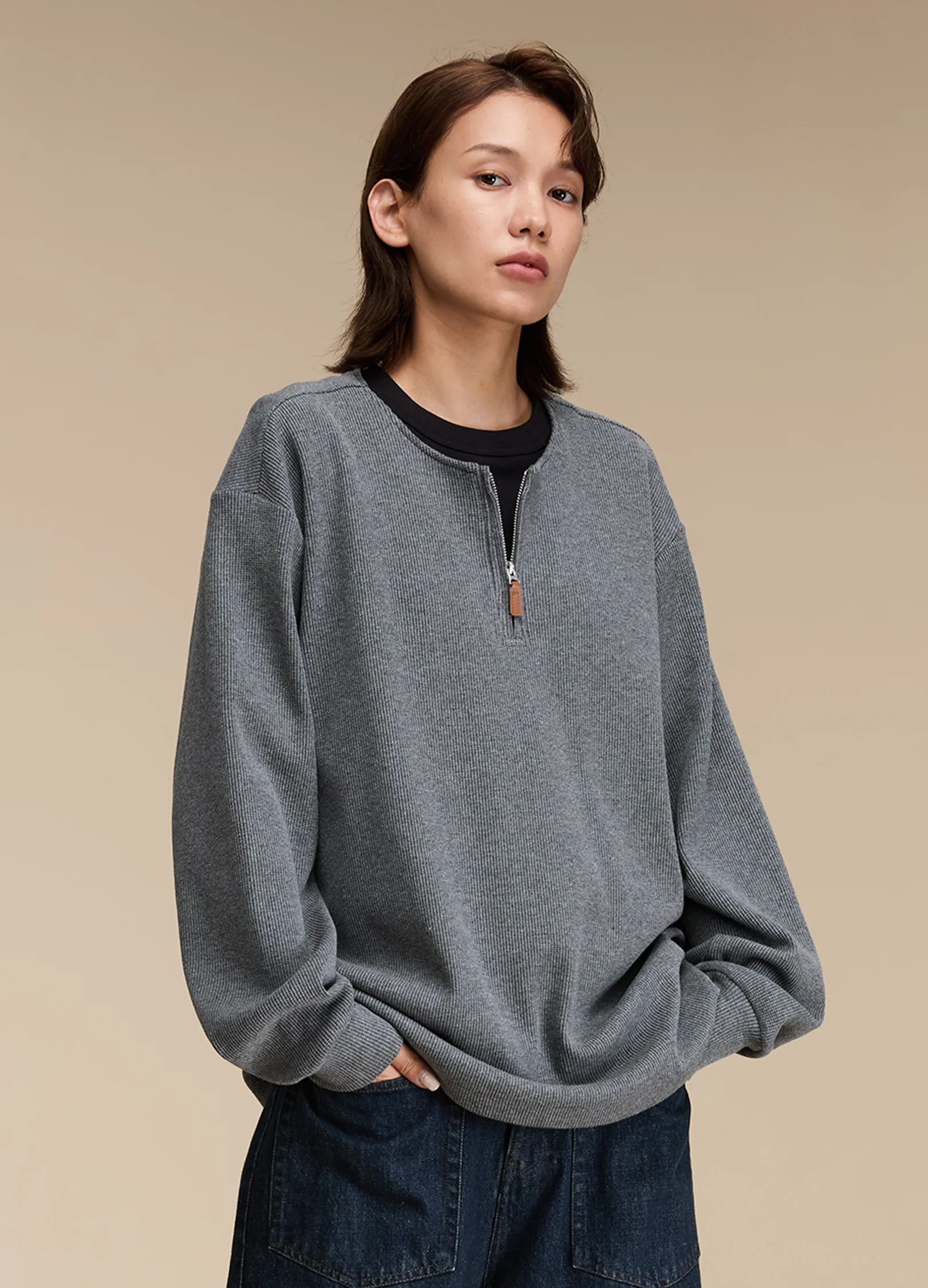 Waffle Knit Sweater
