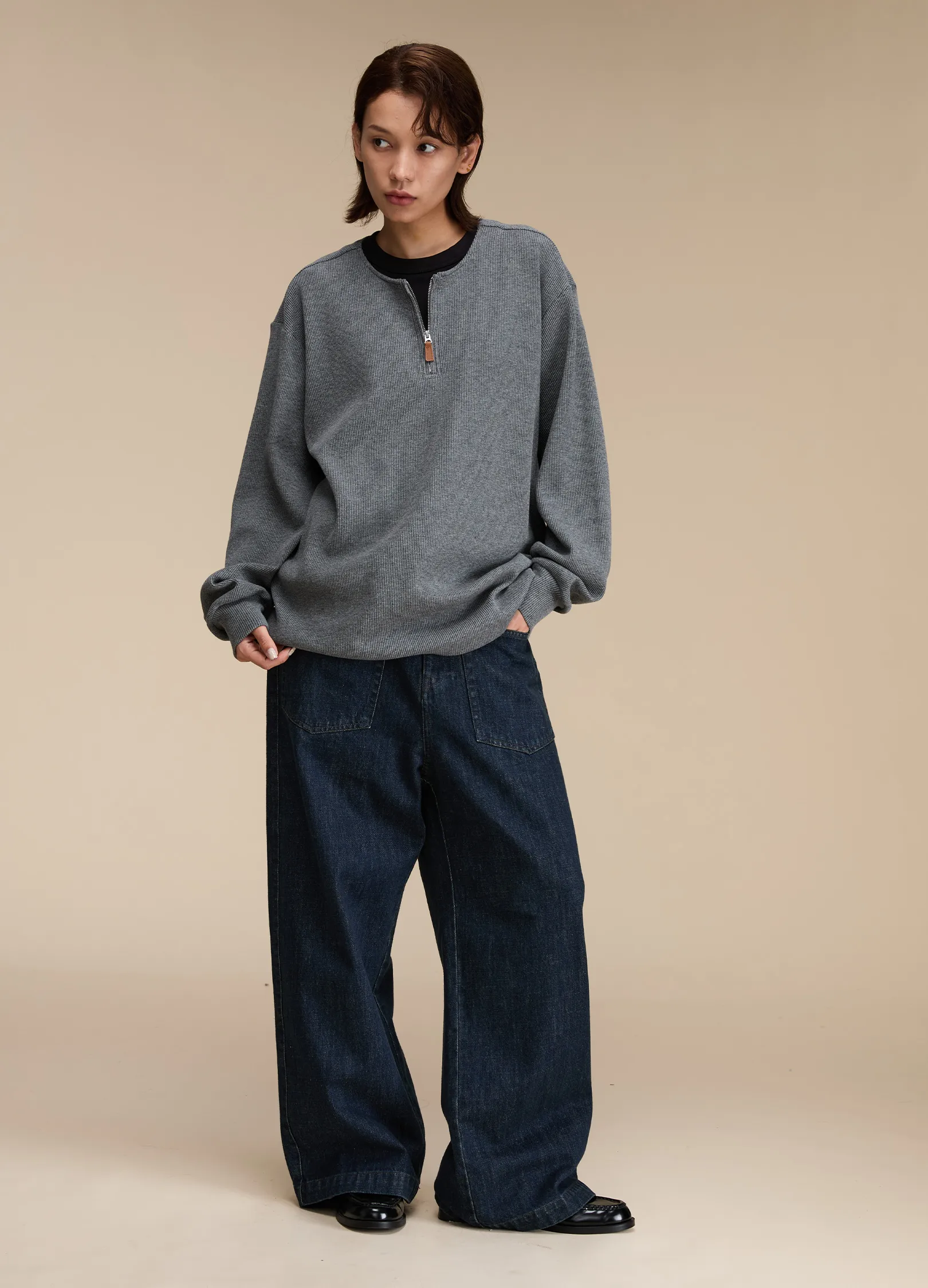 Waffle Knit Sweater - Image 8
