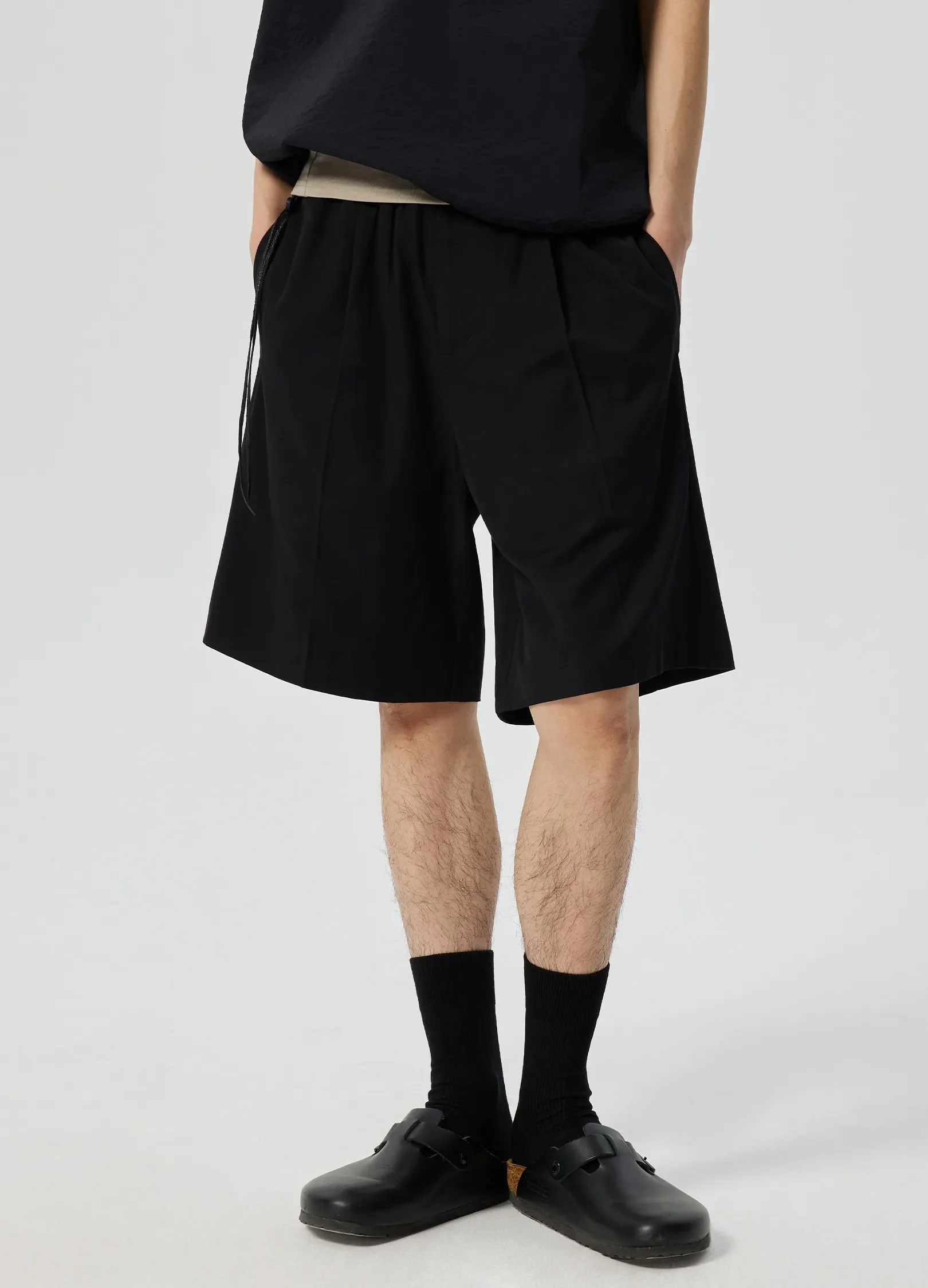 Waistband Logo Shorts