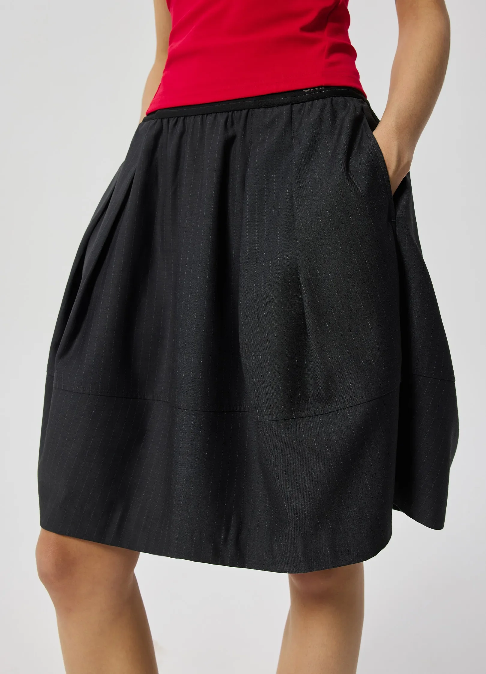 Waistband Logo Skirt - Image 5