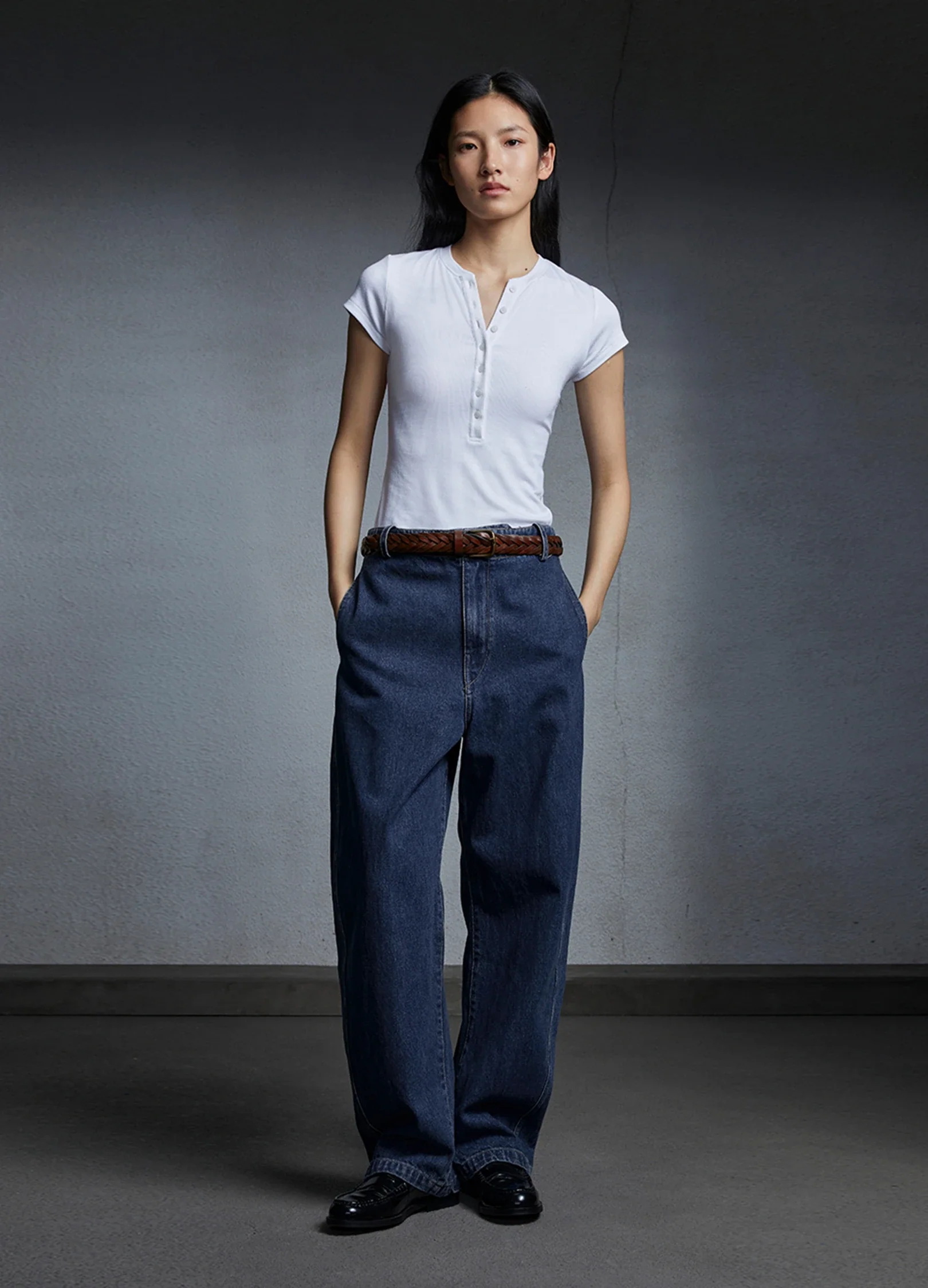 Washed Blue Wide Denims - Image 9