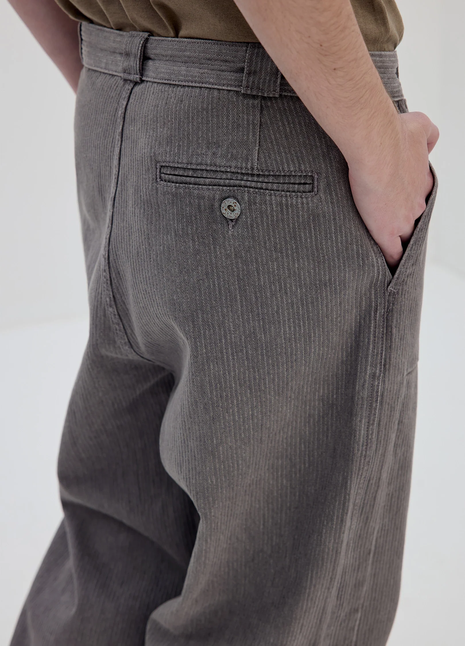 Washed Hunting Trousers - Image 11