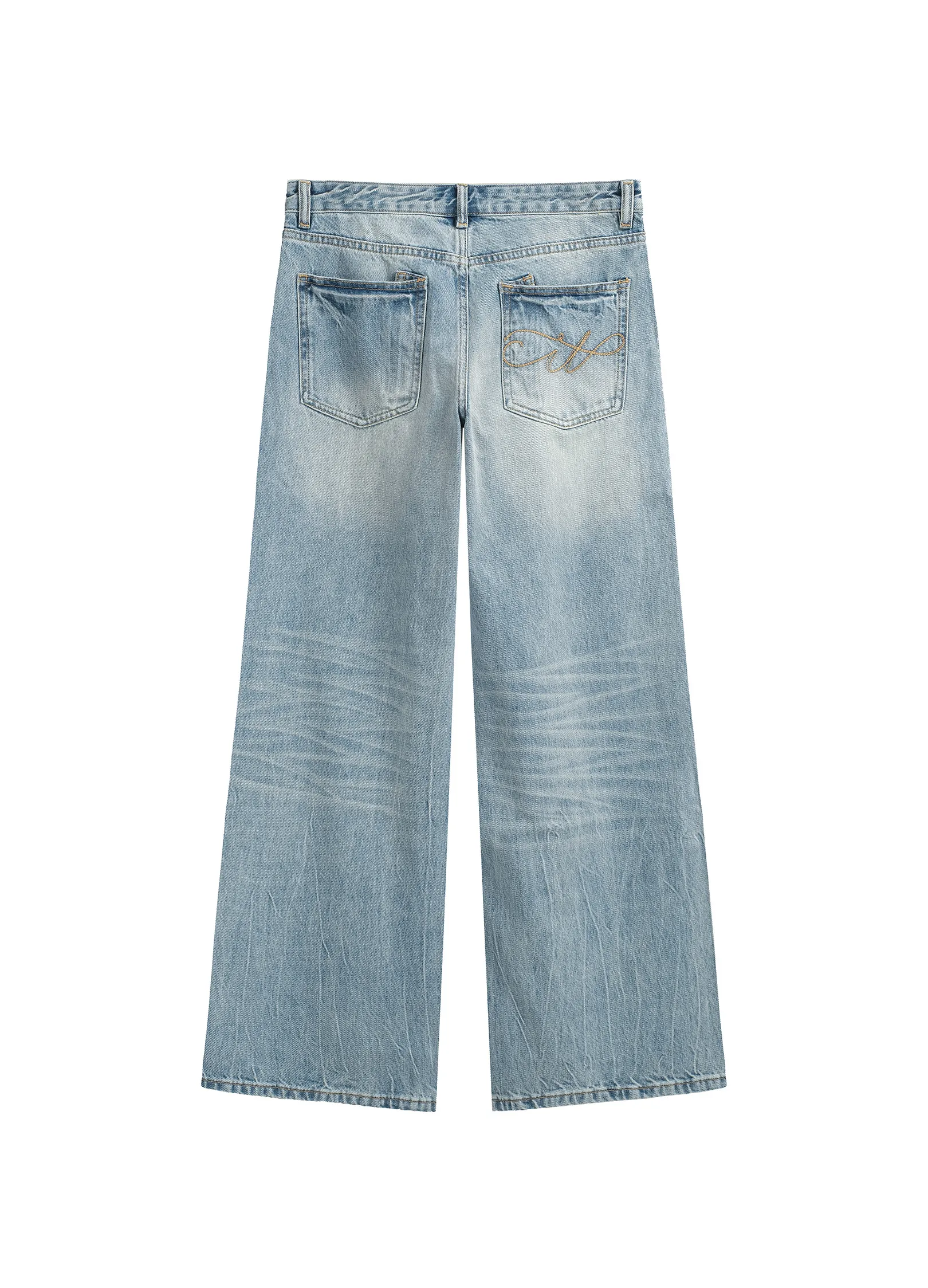 Washed Wide Denims - Image 15