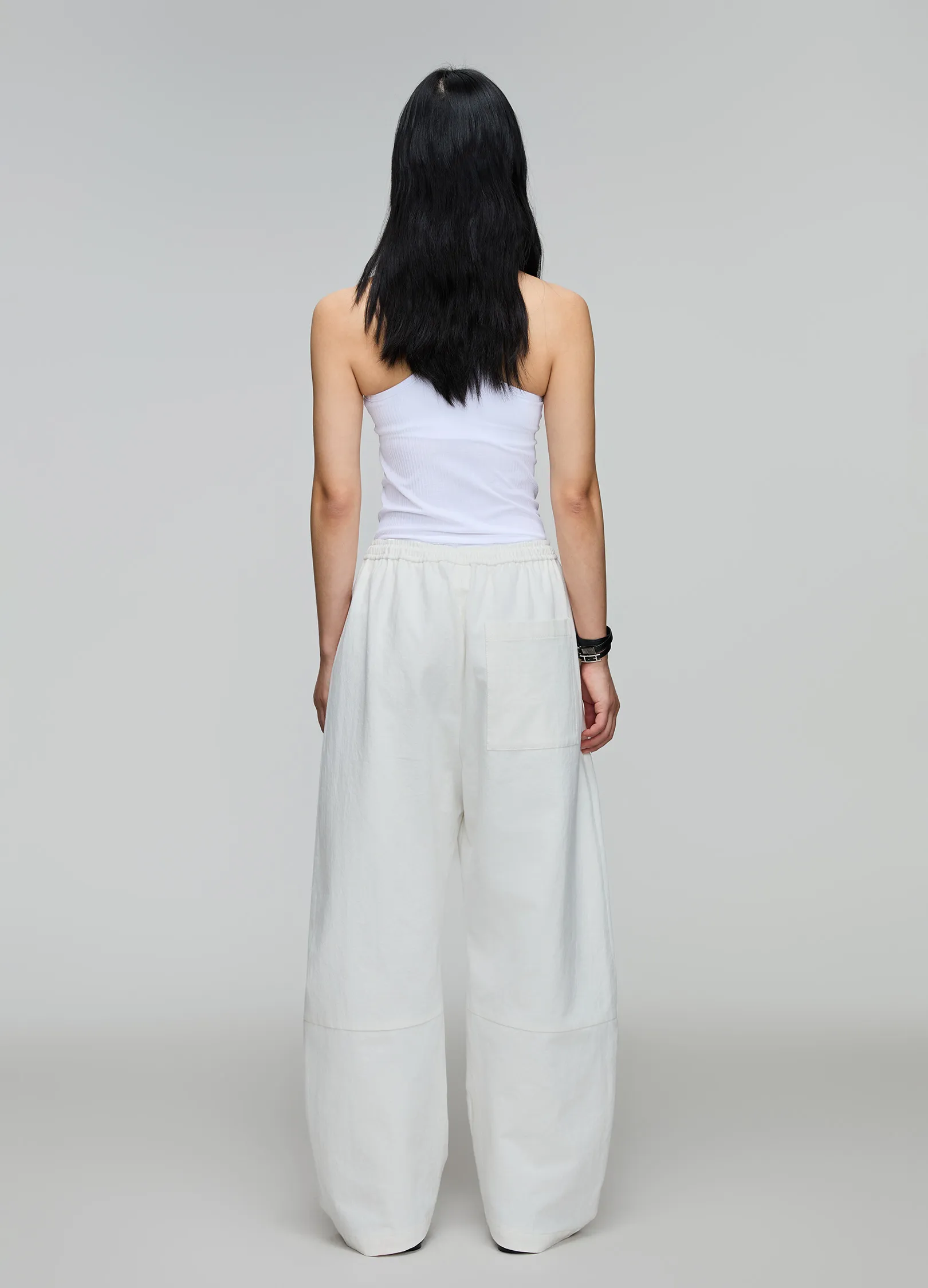 Wide Cotton Trousers - Image 10