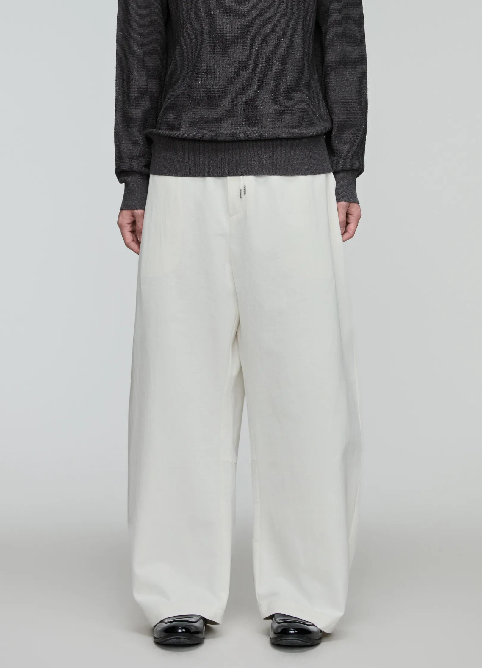 Wide Cotton Trousers - Image 4