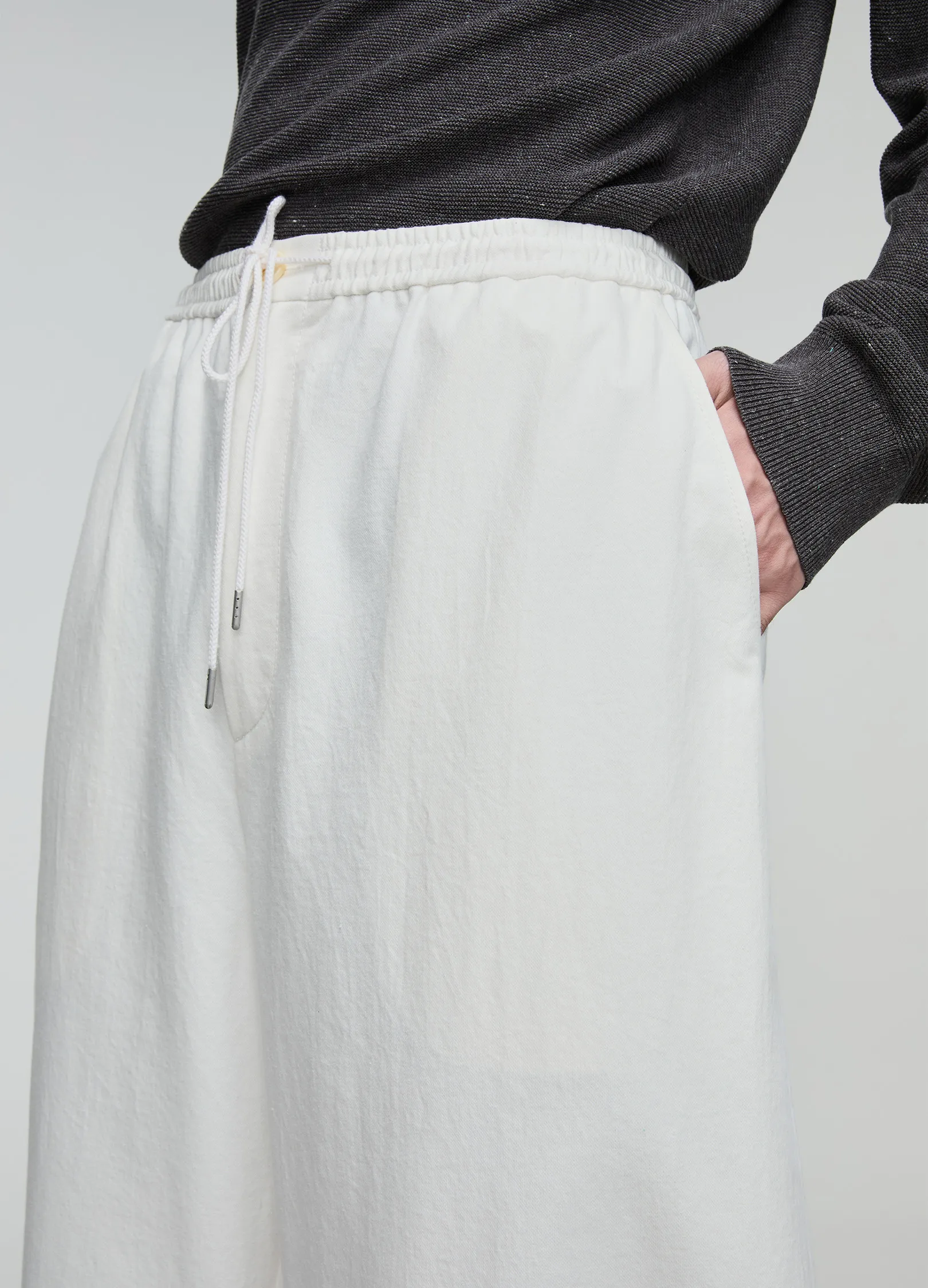 Wide Cotton Trousers - Image 5