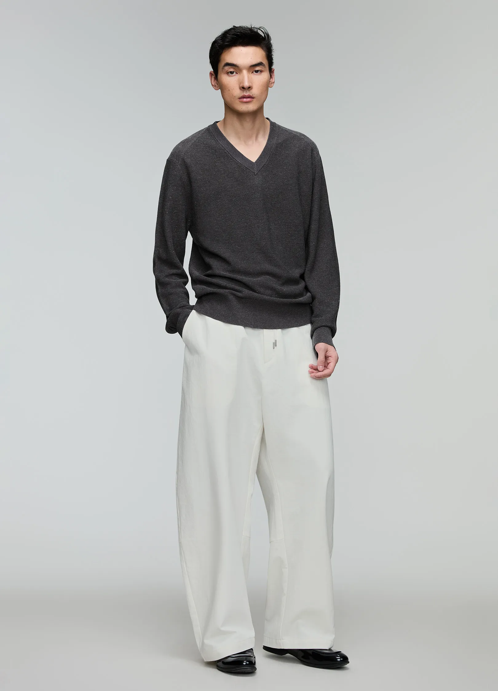 Wide Cotton Trousers - Image 7