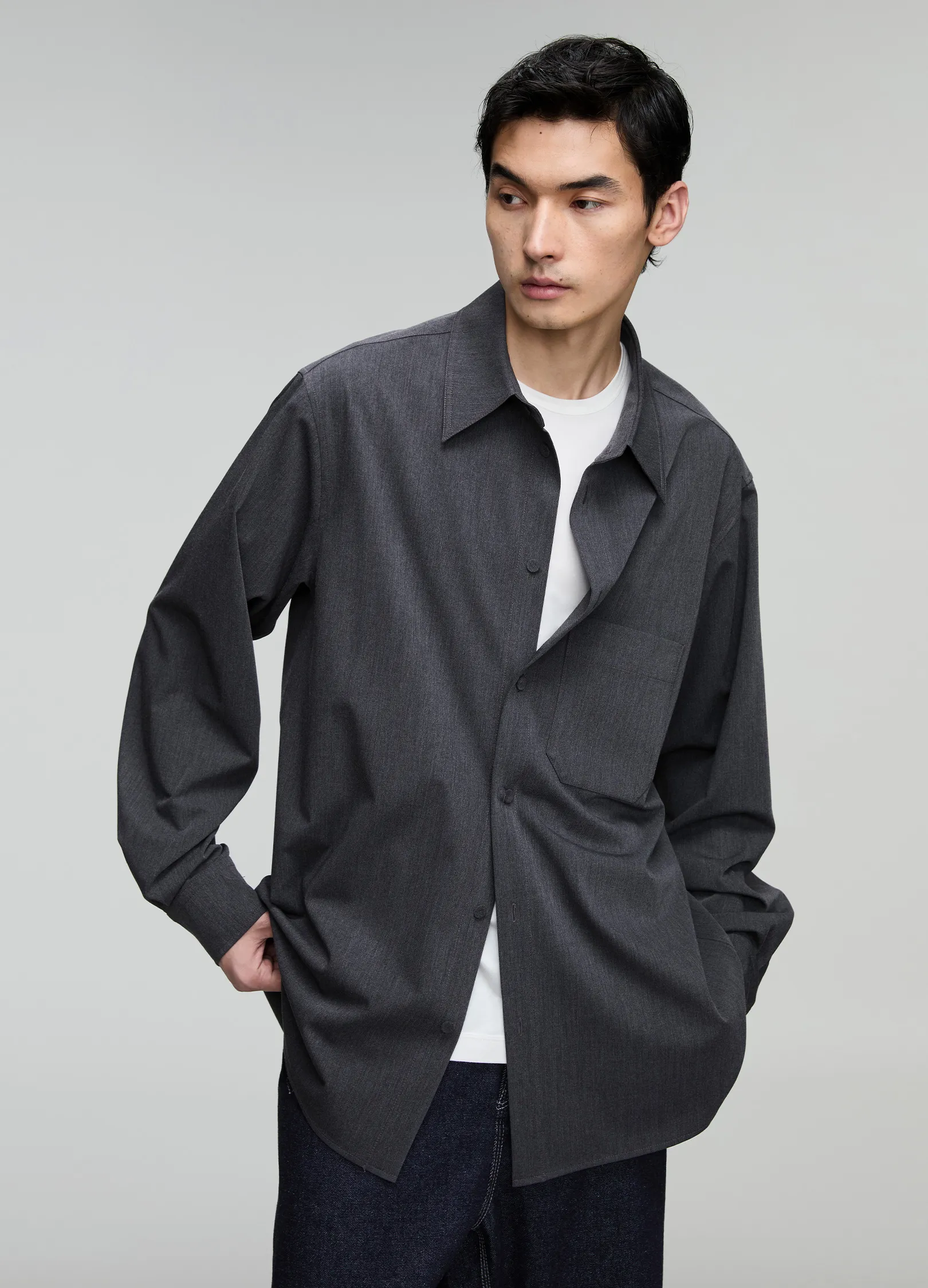 Wide Placket Shirt - Image 4