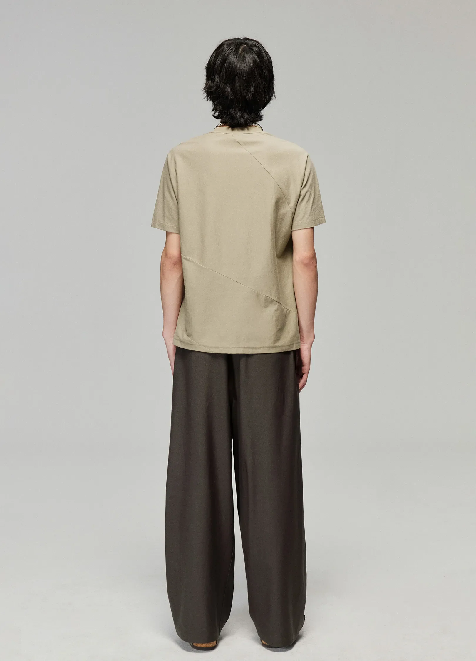 Wide Pleated Stretch Trousers - Image 8