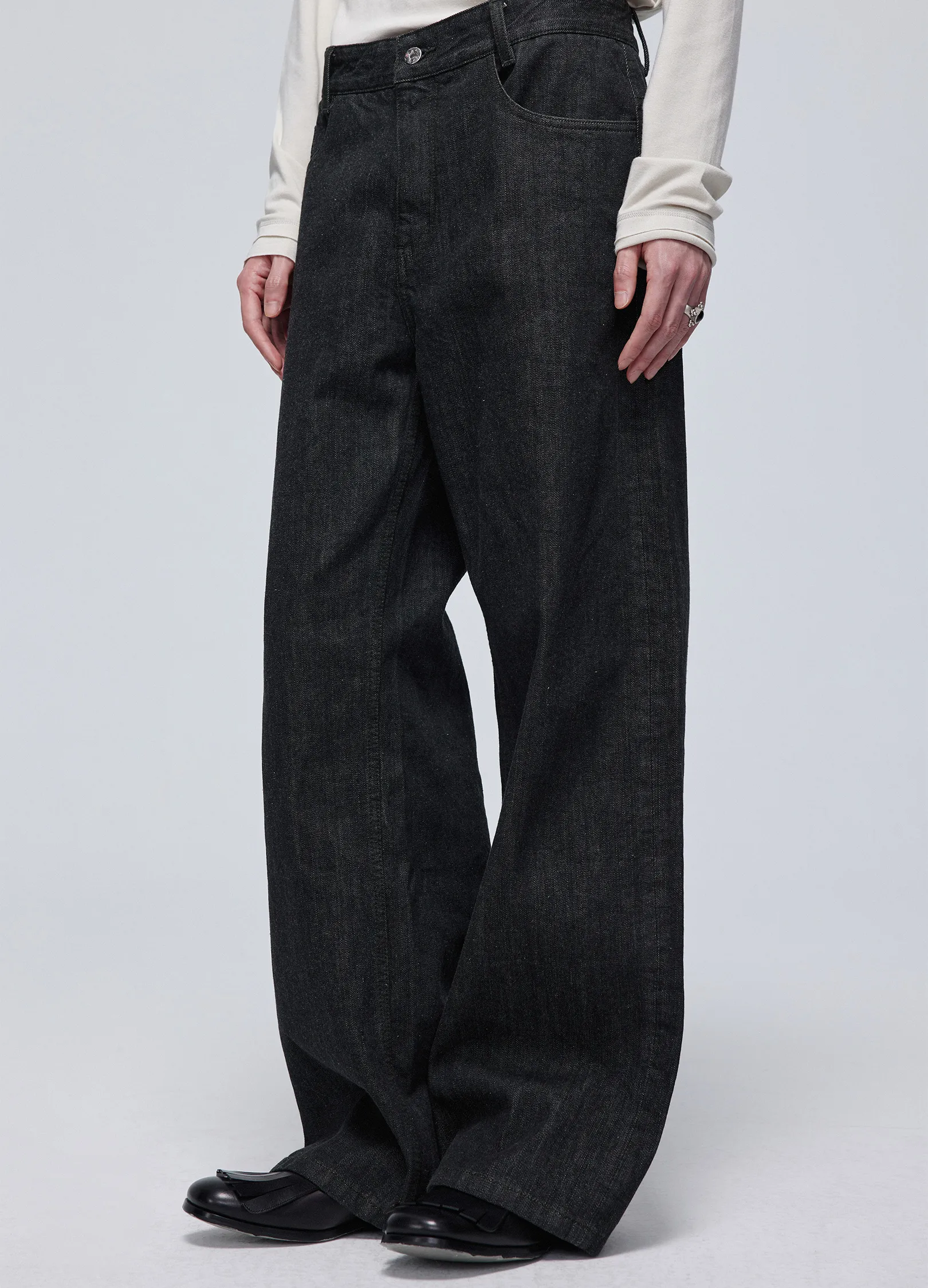 Wide Raw Selvedge Denims - Image 7