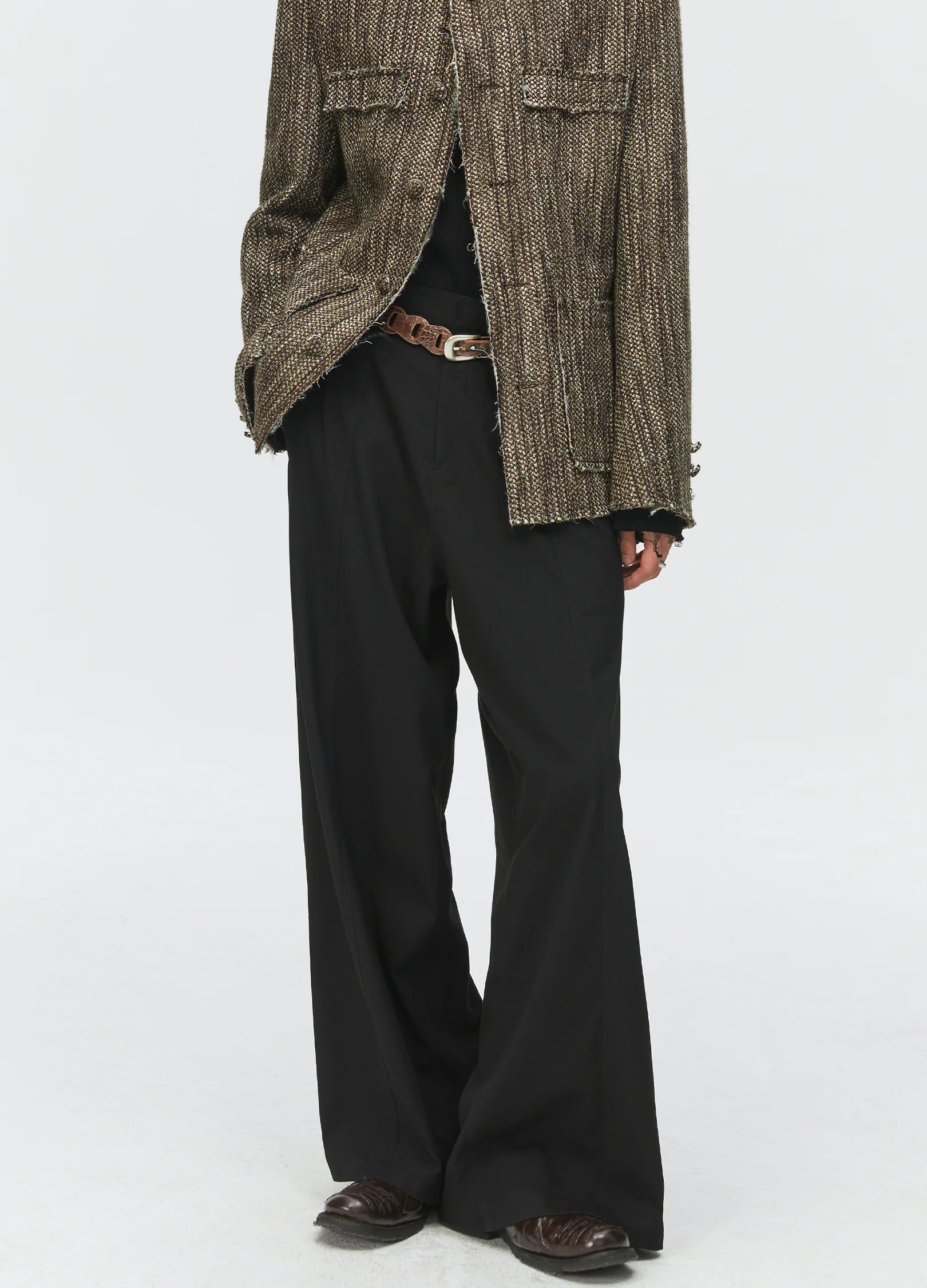 Wide Split Waist Trousers - Image 5