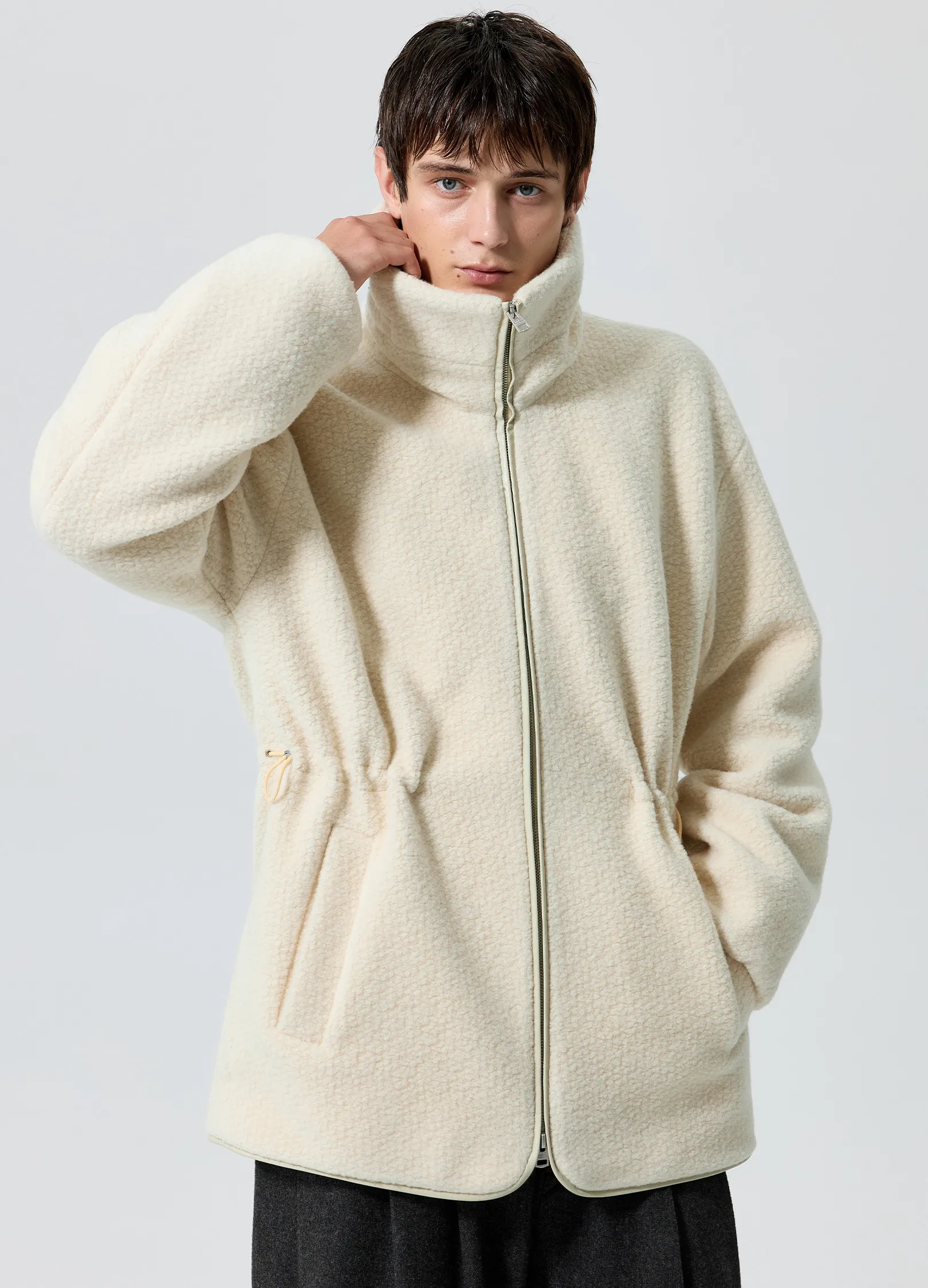Wool Extended Coat - Image 4