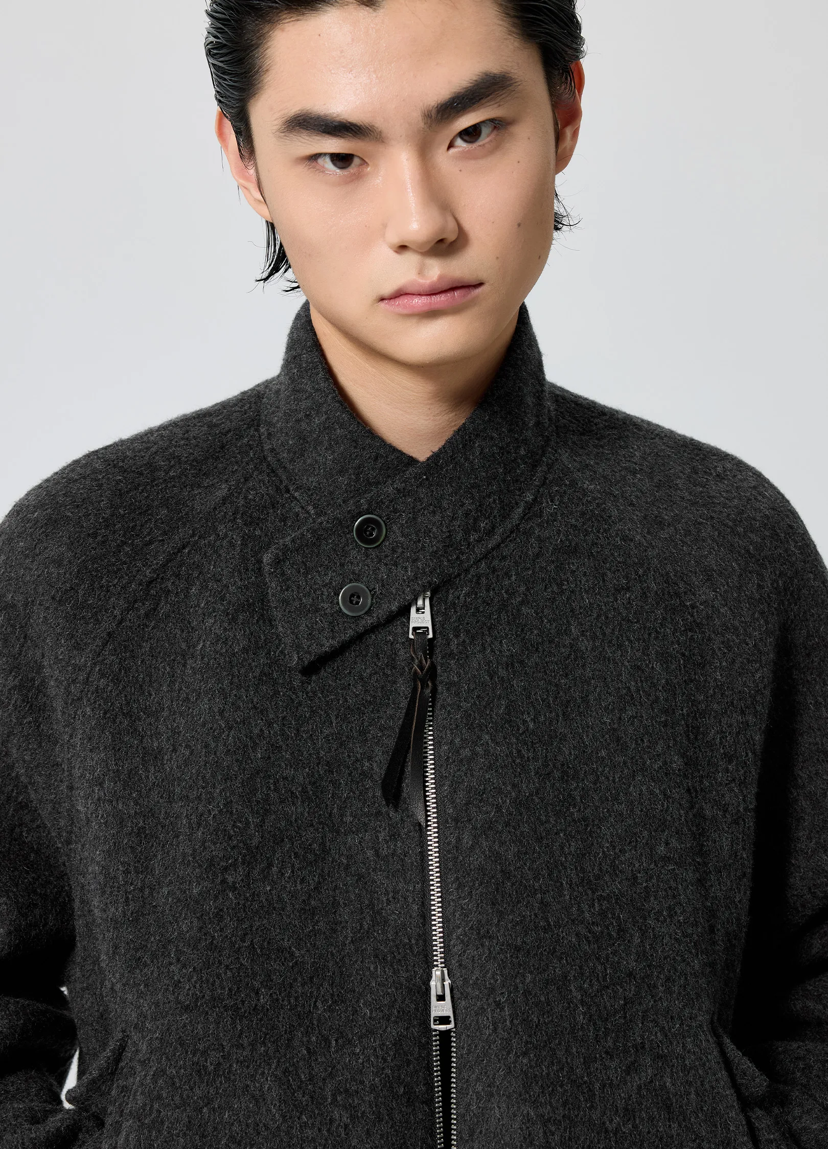 Wool Harrington Jacket - Image 10