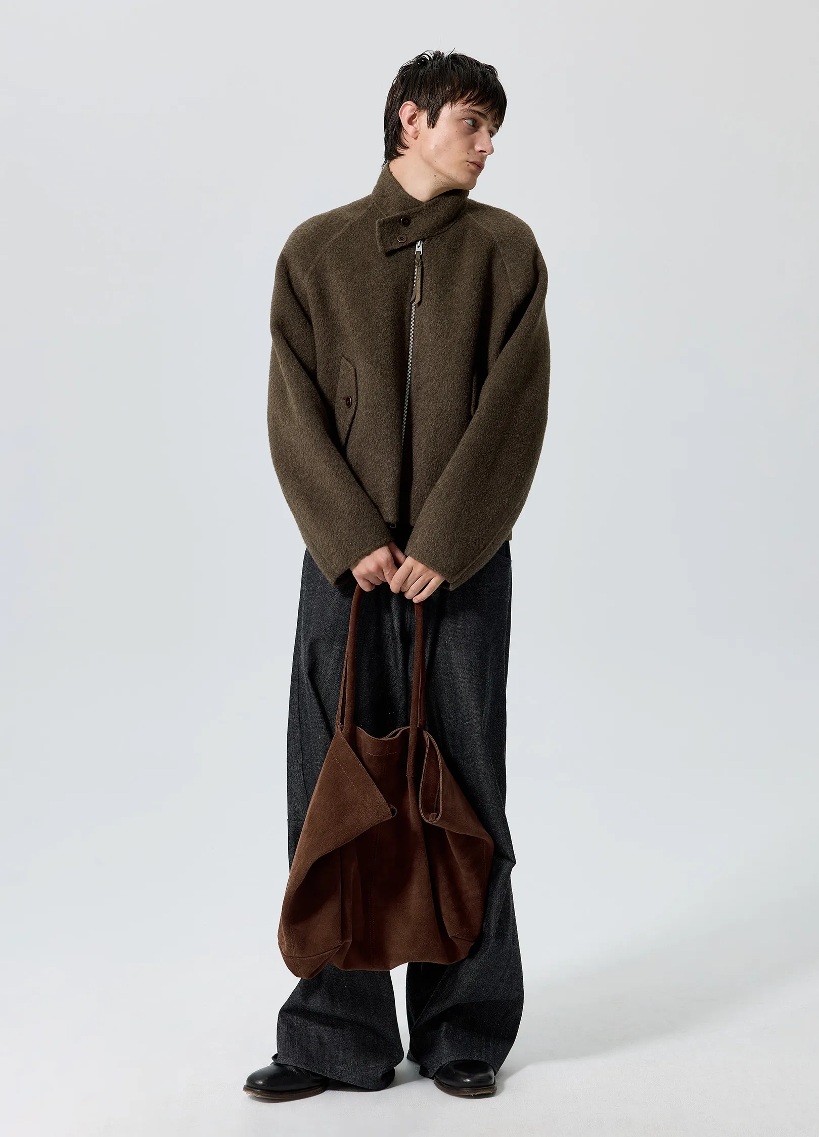 Wool Harrington Jacket - Image 6
