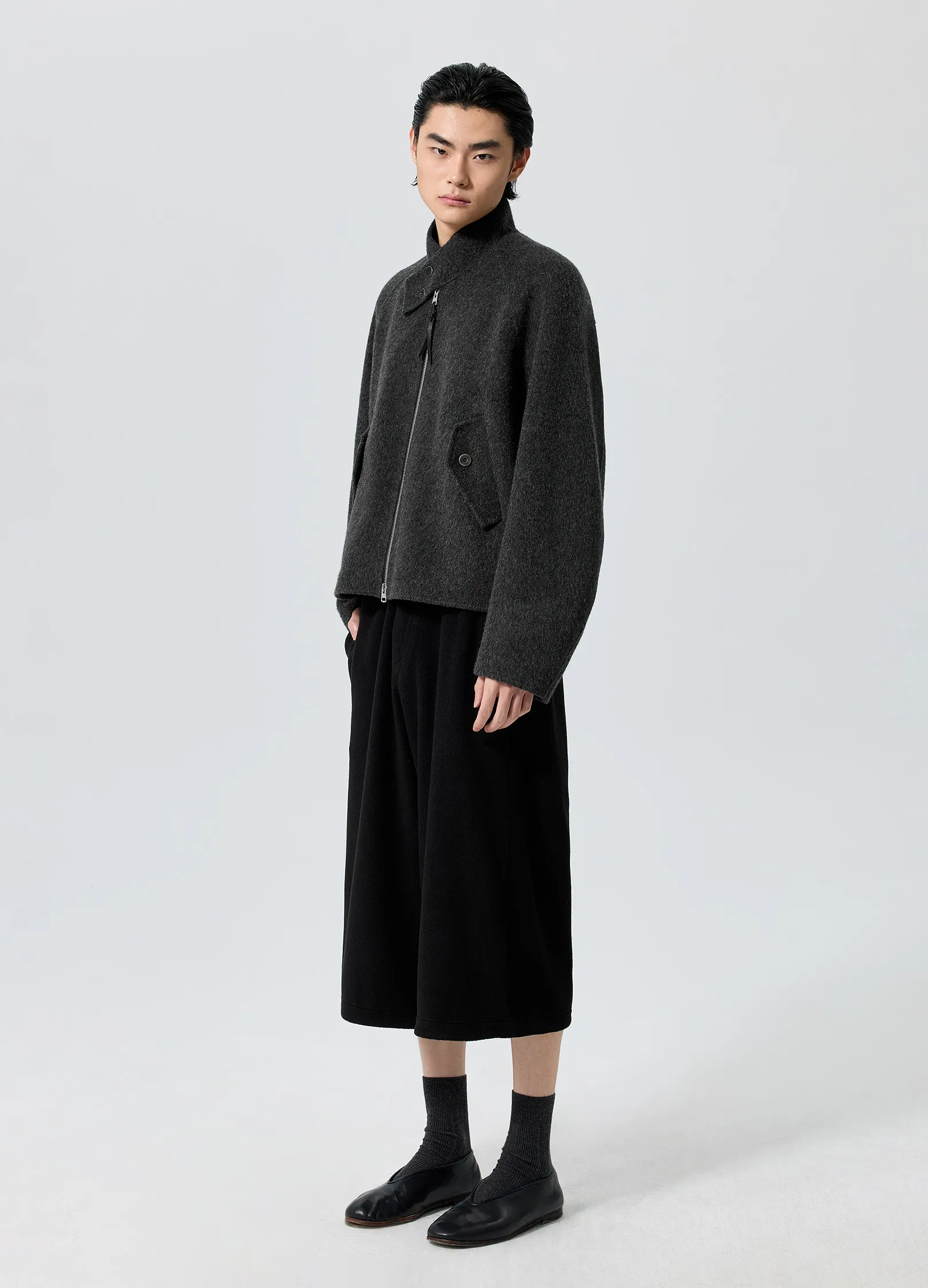 Wool Harrington Jacket - Image 7