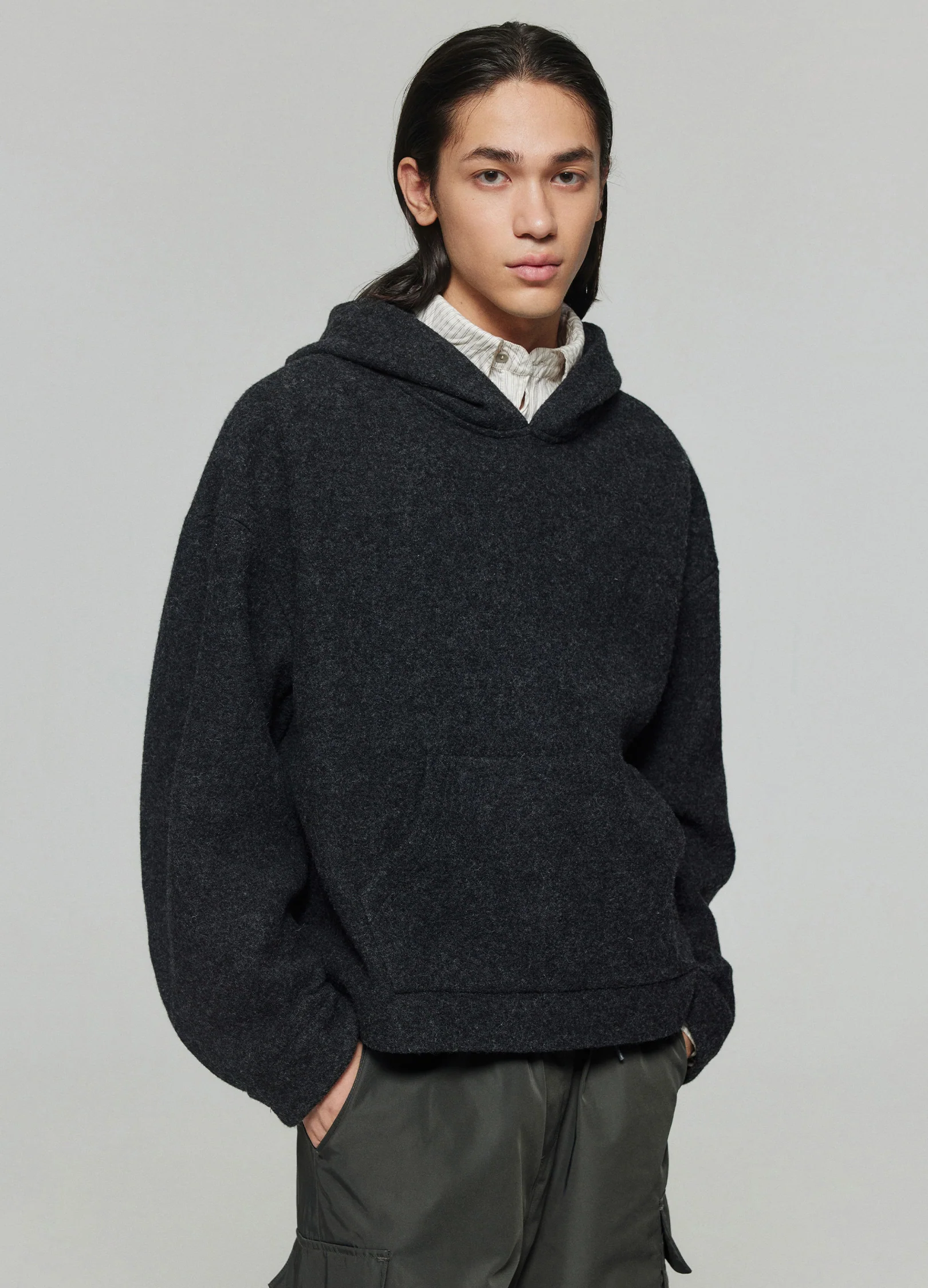 Wool Hooded Sweatshirt - Image 4