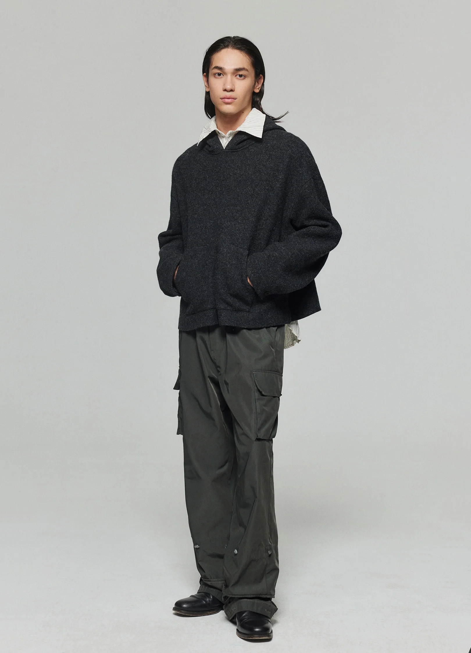 Wool Hooded Sweatshirt - Image 7