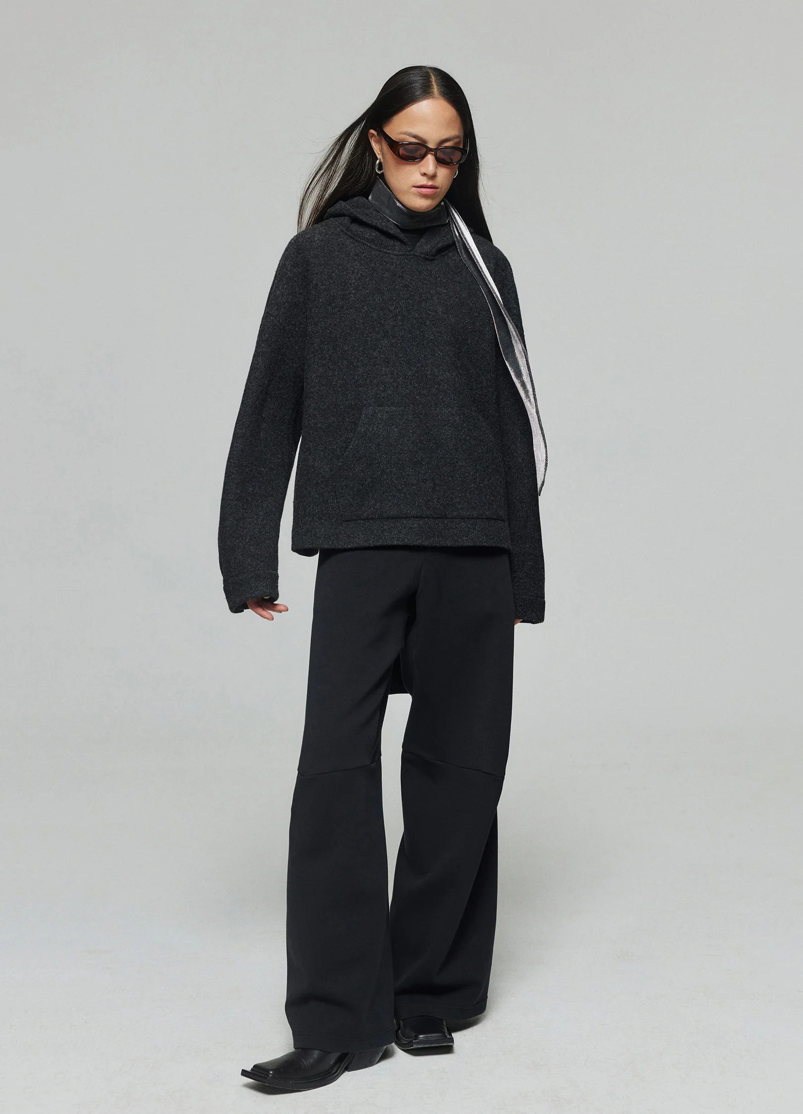 Wool Hooded Sweatshirt - Image 8